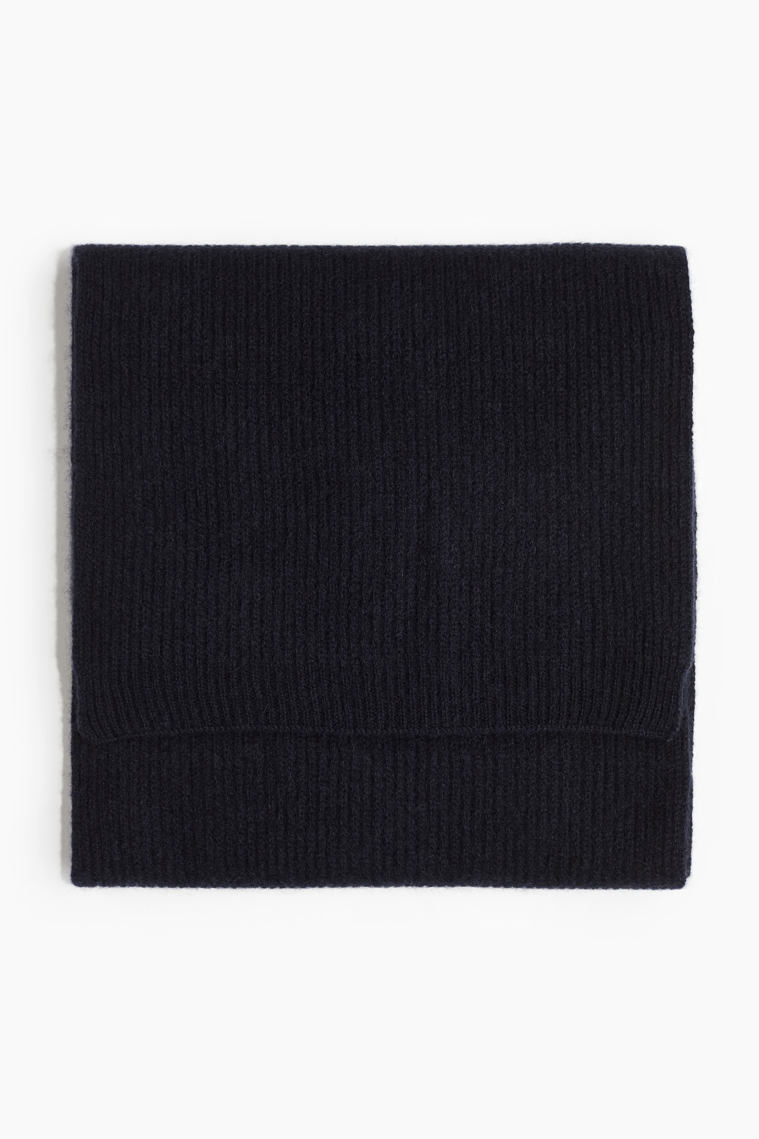 Ribbed cashmere scarf - Navy blue/Beige/Dark beige/Black/Grey marl/Dark blue - 1