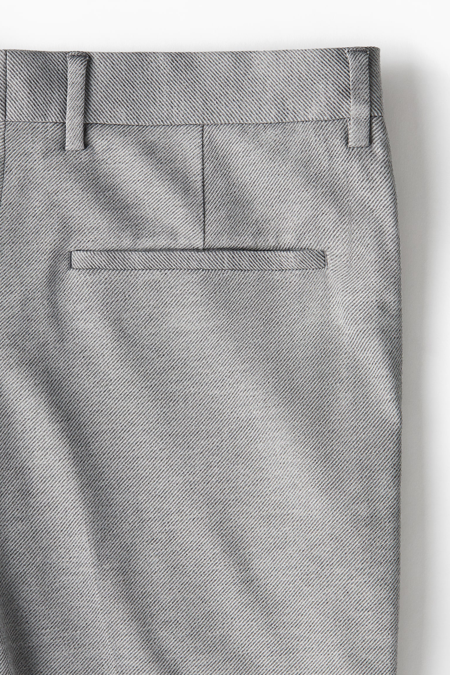 Slim Fit Jersey Suit Pants - Grey - 7