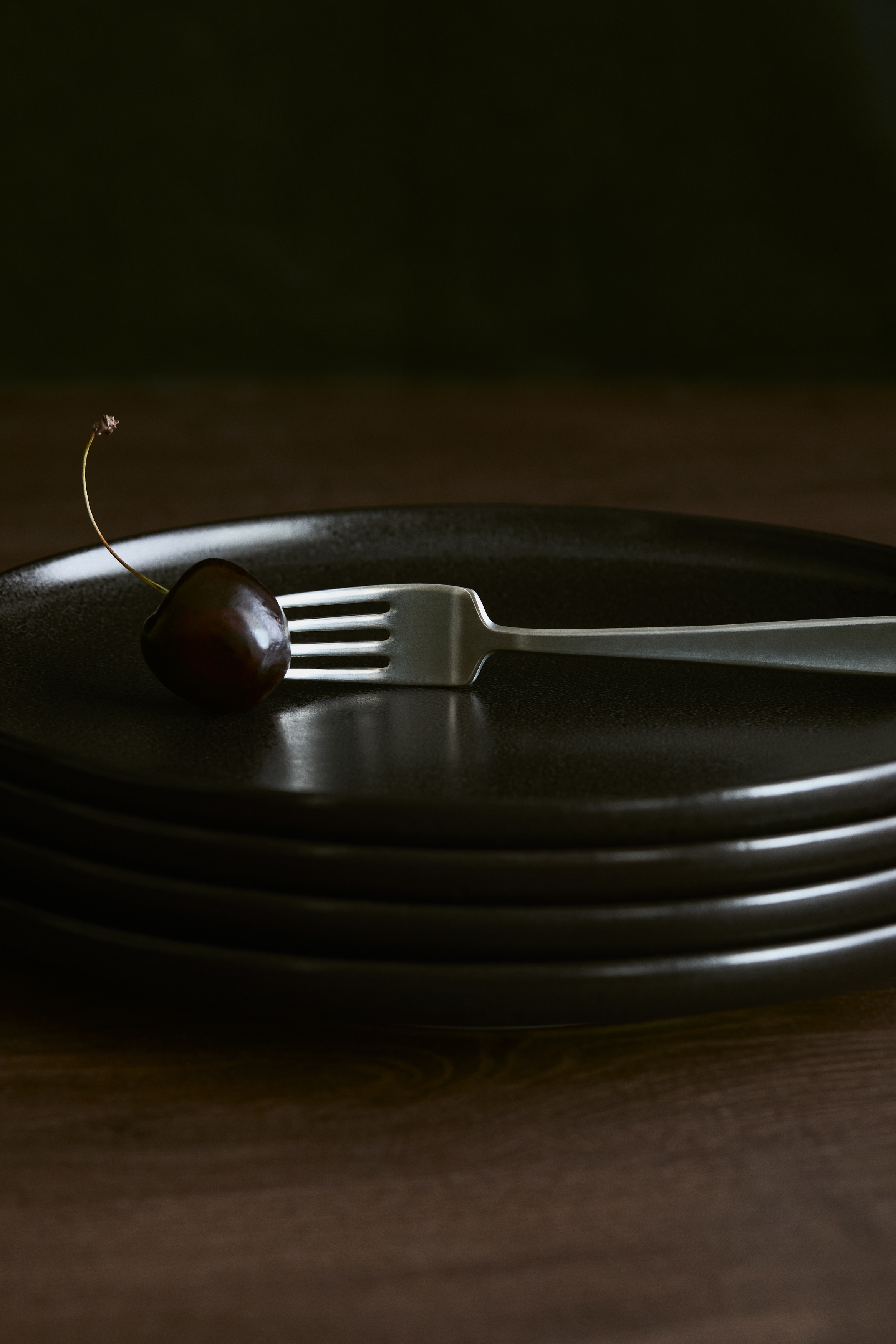 2-pack reactive-glaze dinner plates - Black/Light beige/Beige