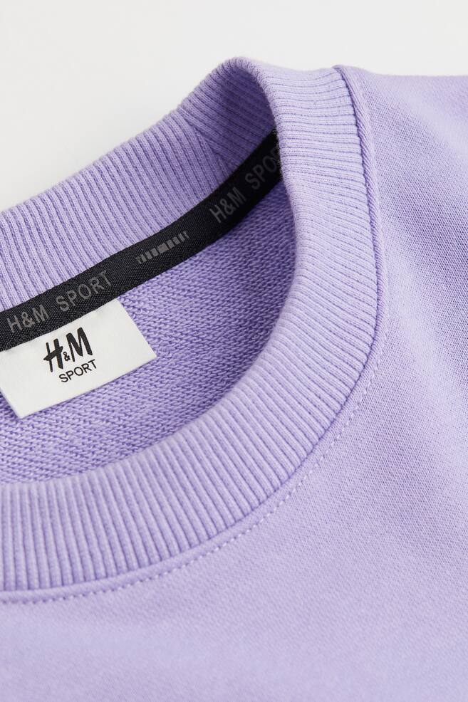 Sportshirt Relaxed Fit - Purple/Apricot/Weiß - 2
