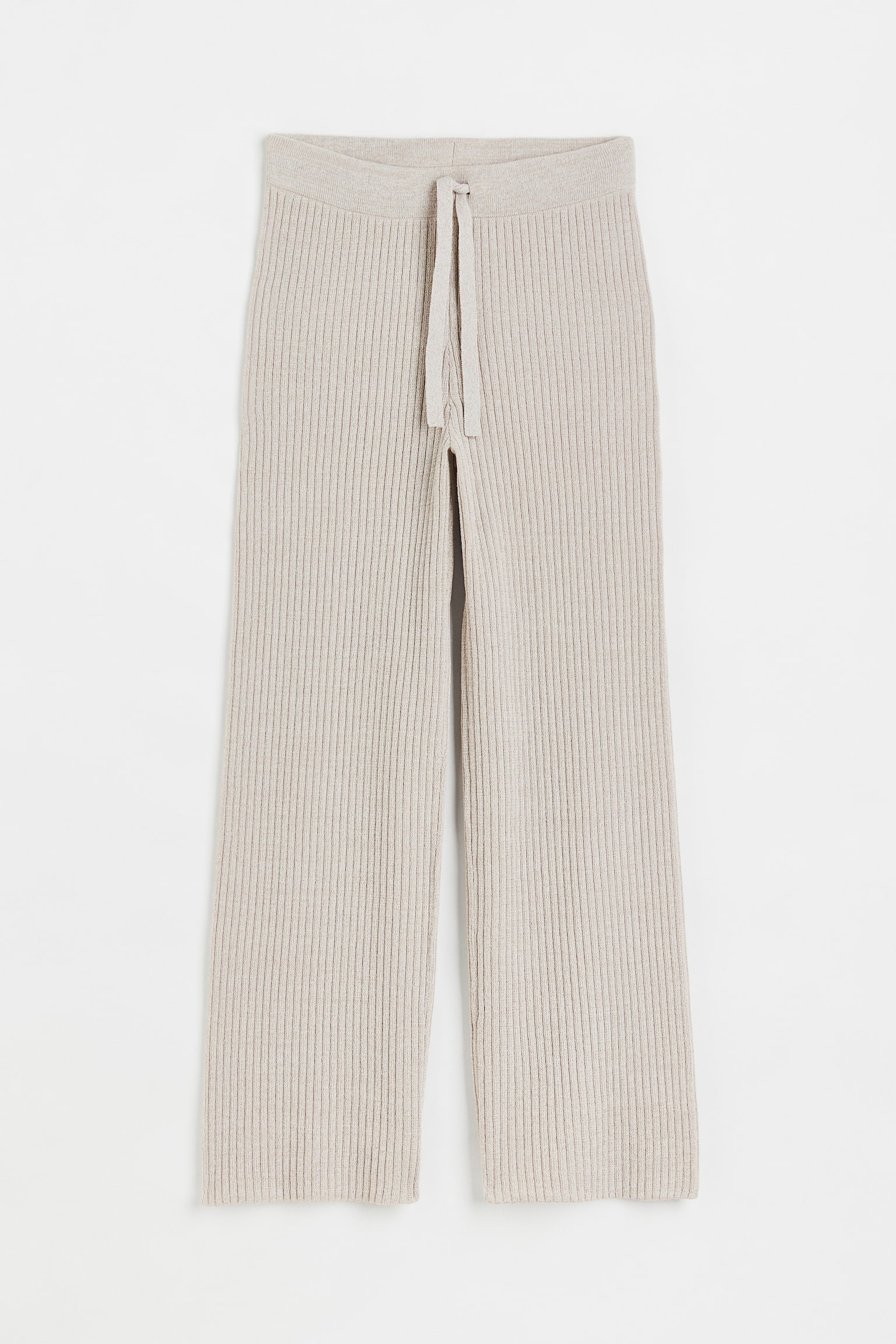 Knitted trousers - Light mole