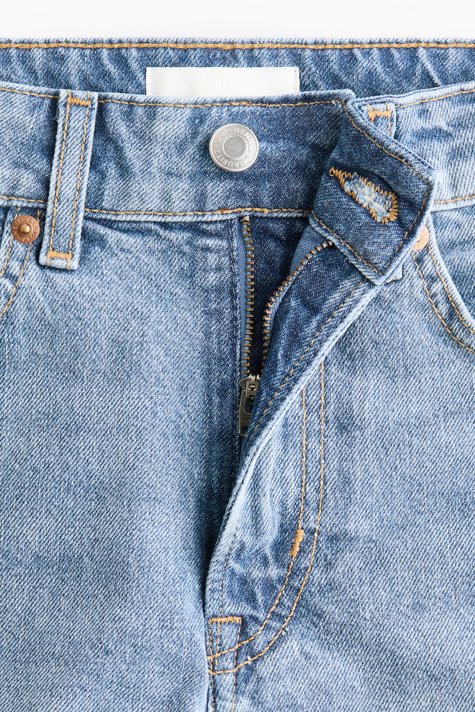 Denim shorts - Light denim blue/Denim blue/Dark denim blue - 7