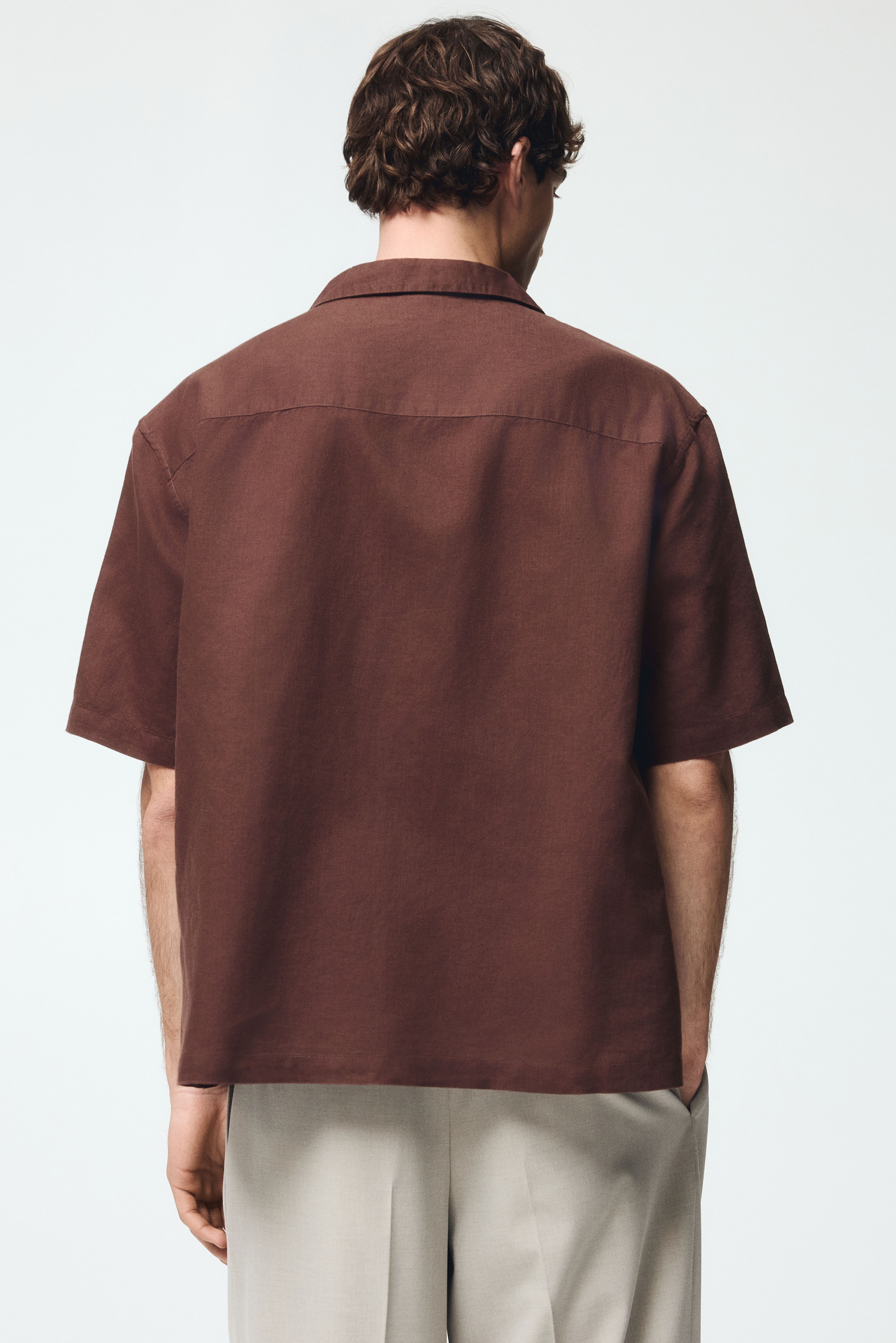 Relaxed-Fit Linen-Blend Resort Shirt