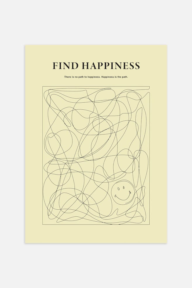 Smiley® Poster - Smiley® Find Happiness/Smiley® Be You - 1