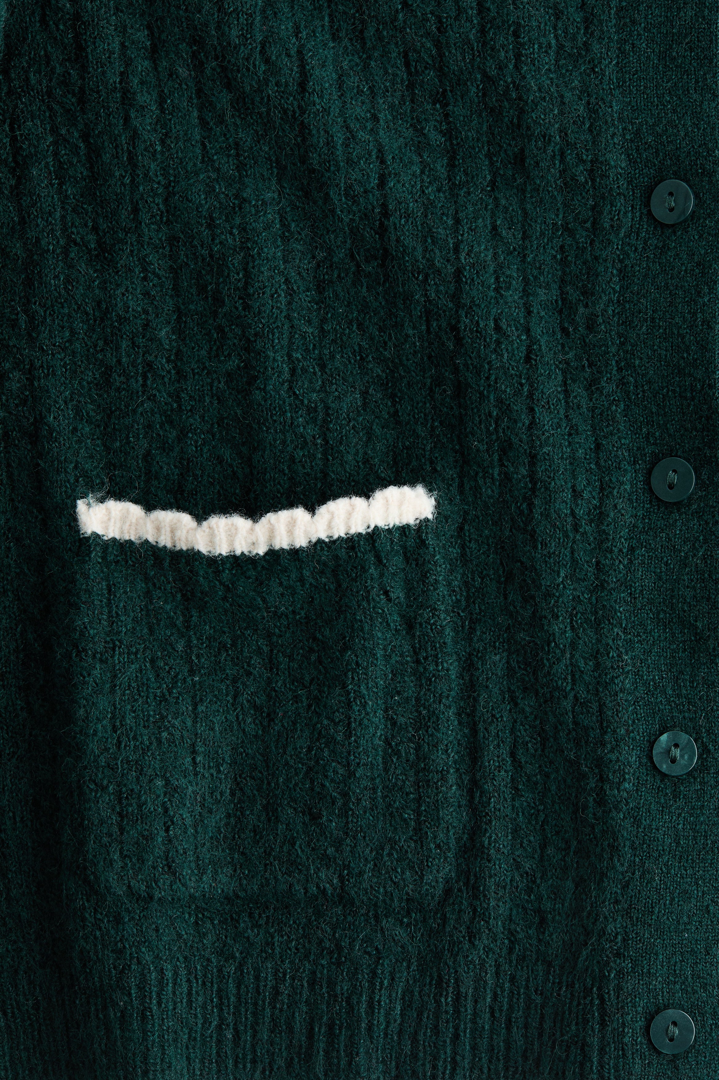 Cable-knit cardigan