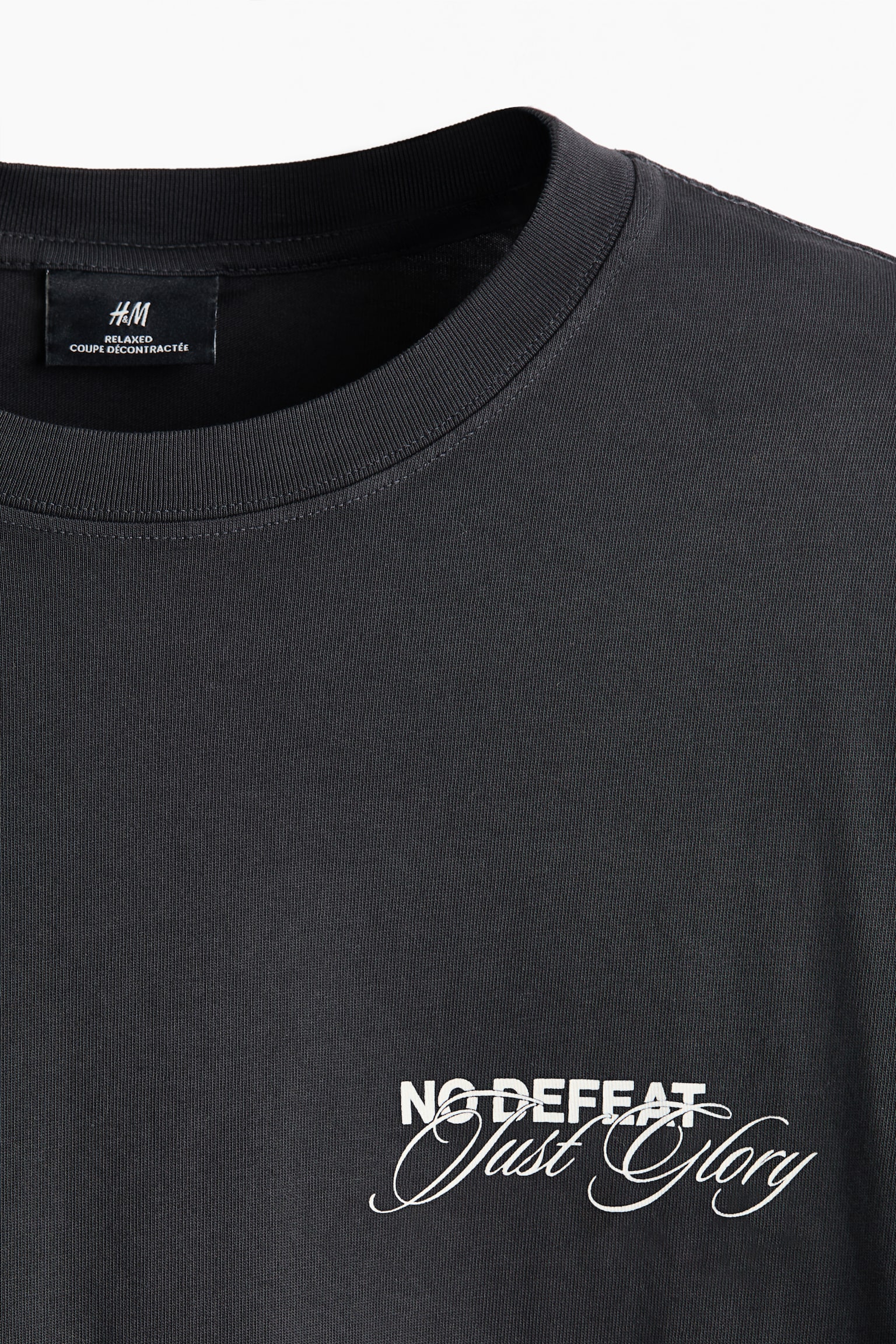 Loose Fit Printed T-shirt - Dark grey/No Defeat/White/Seashells/White/Crab/Light blue/Ashbury House/White/Puerto Vallarta/Peach pink/Echo Park/White/Offside Society/White/Palm Noir/Cream/Grand Leon Hotel/White/Sevilla/White/Gentlemen Syndrome - 7