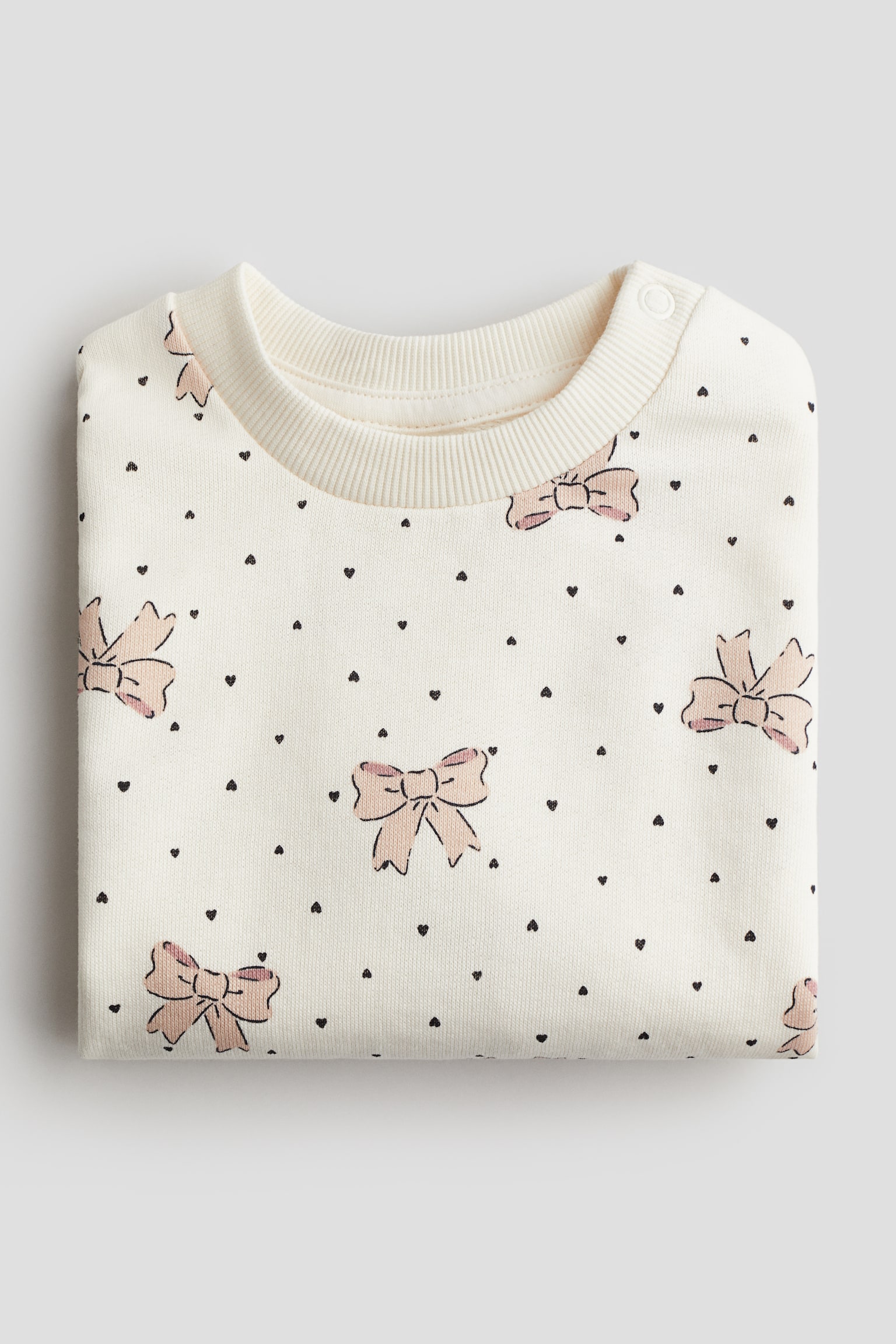 Printed sweatshirt - White/Bows/Pink/Cats/Light grey marl/Cats/Powder pink/New York/White/Cherries/Black/Bow - 2