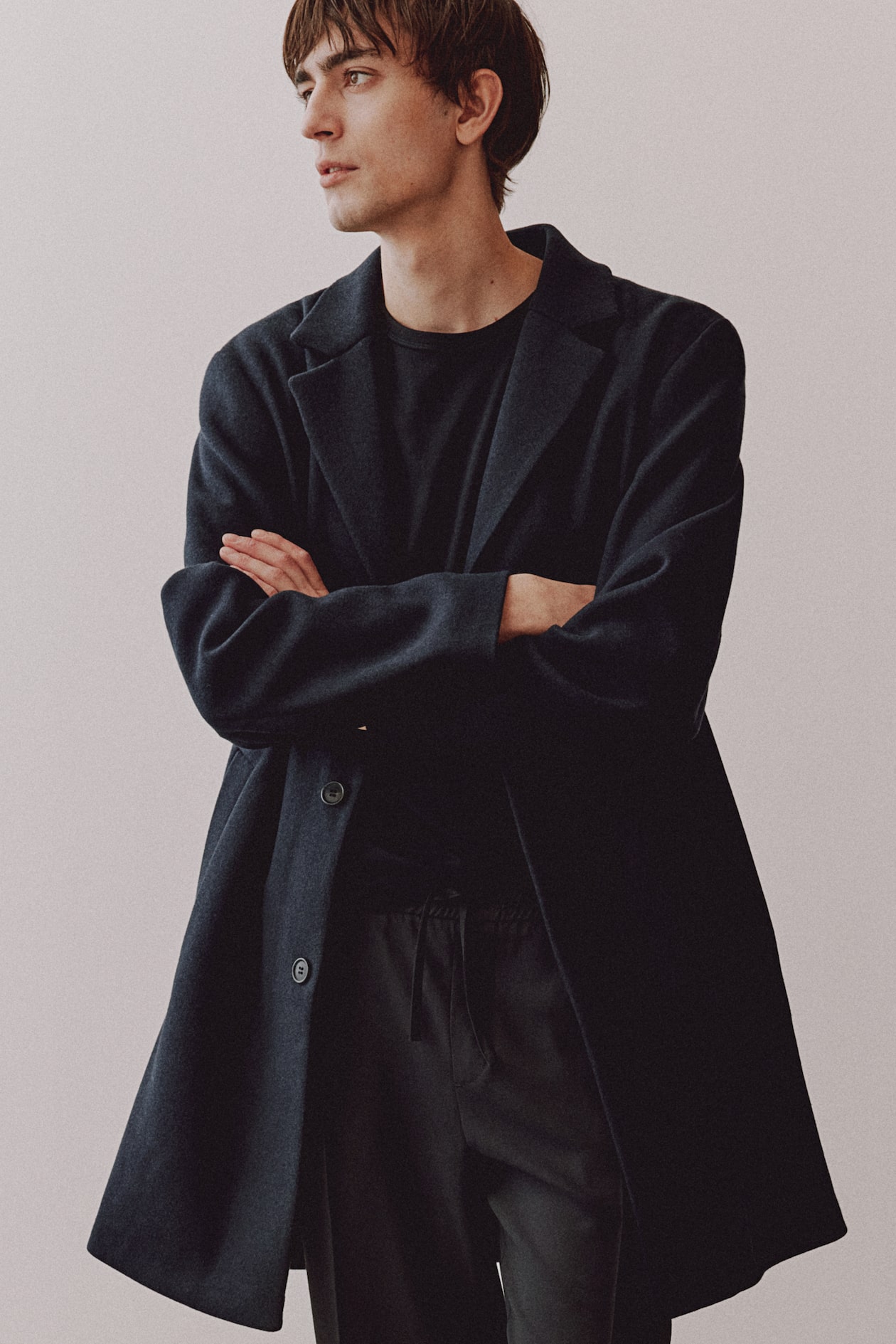 Abrigo Largo Abrigo Acolchado Hm Camisa Chaquetones Largos Hombre