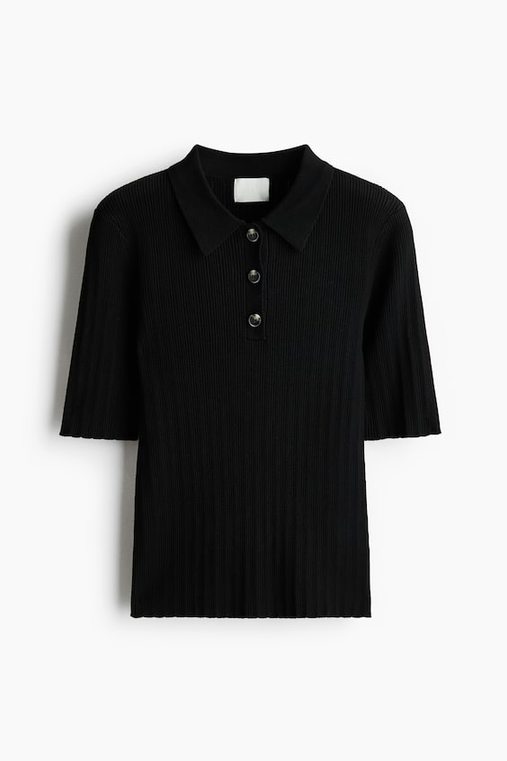 Женские топы H&M Pointelle-Knit Top