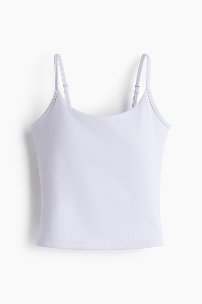 Shelf-Bra Sports Tank Top with SoftMove™ - Lilac/Black/Ivory/Chocolate plum/Butter yellow/Light maroon - 1