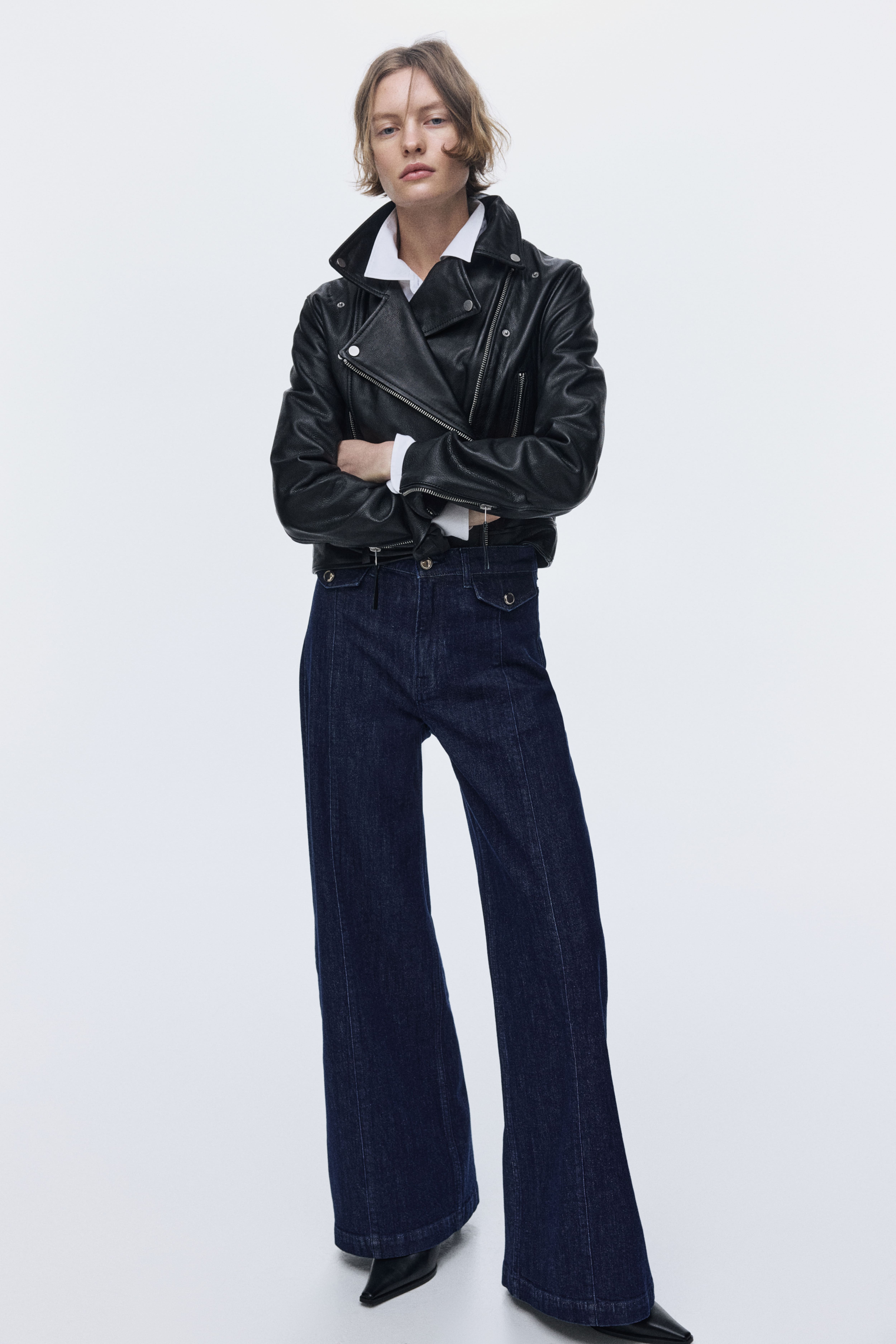 Wide High Jeans