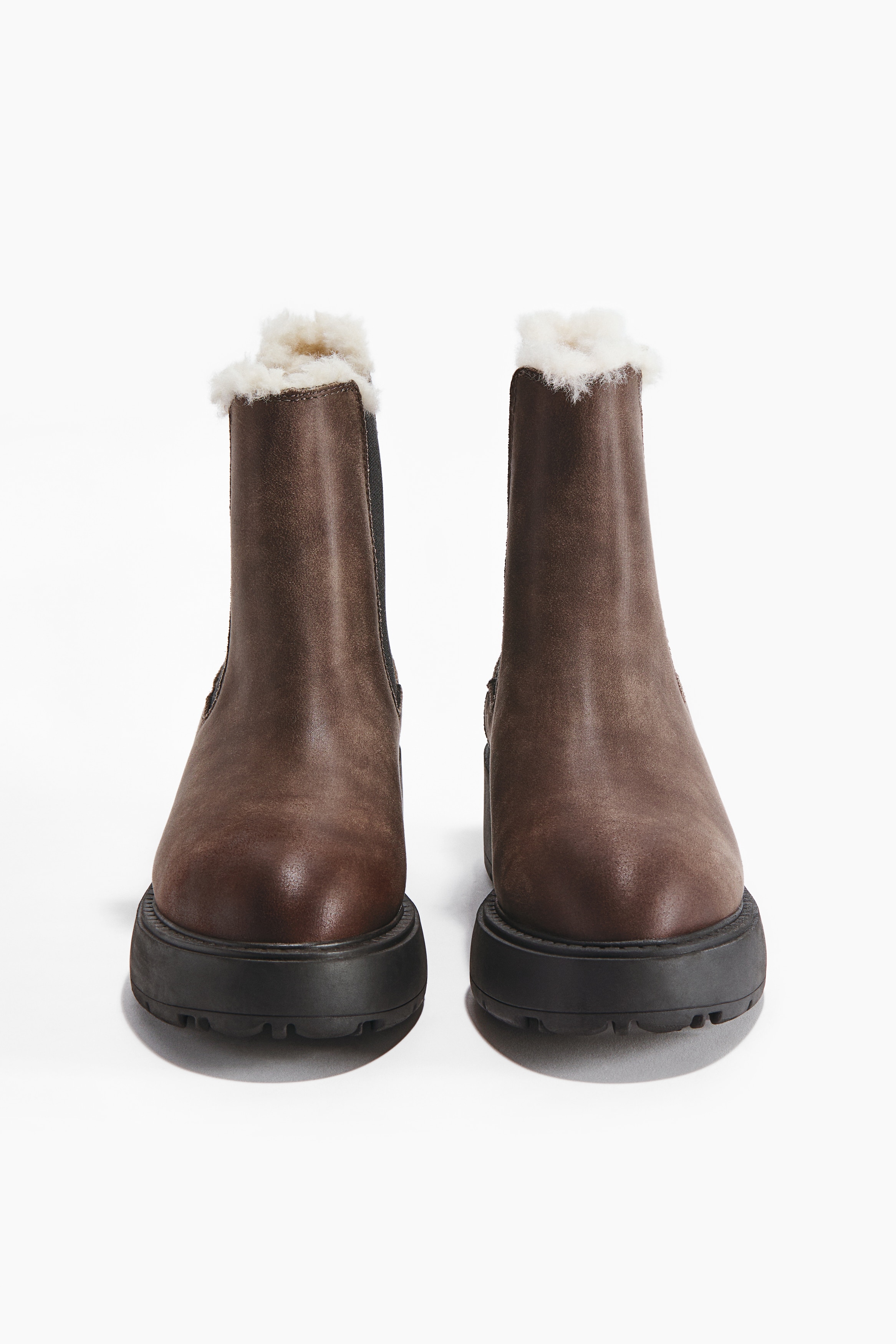 suede lined chelsea boots h&amp;m