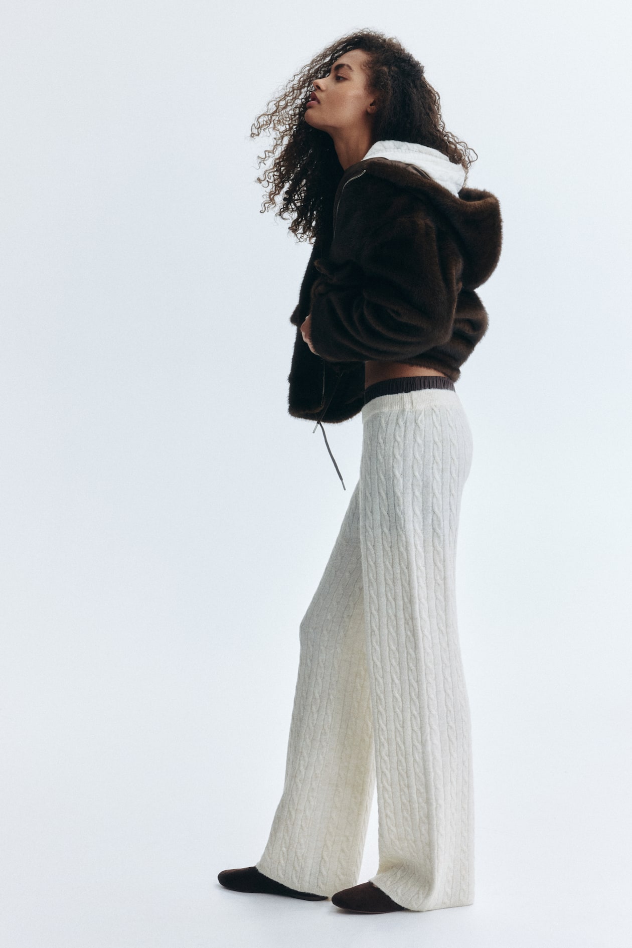 Cable-Knit Pants - image 3
