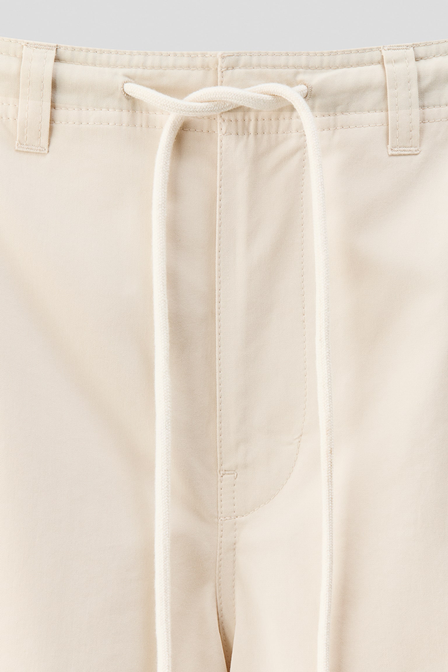 Мужские брюки H&M Loose-Fit Cargo, цвет: Светлый бежевый — фото 7