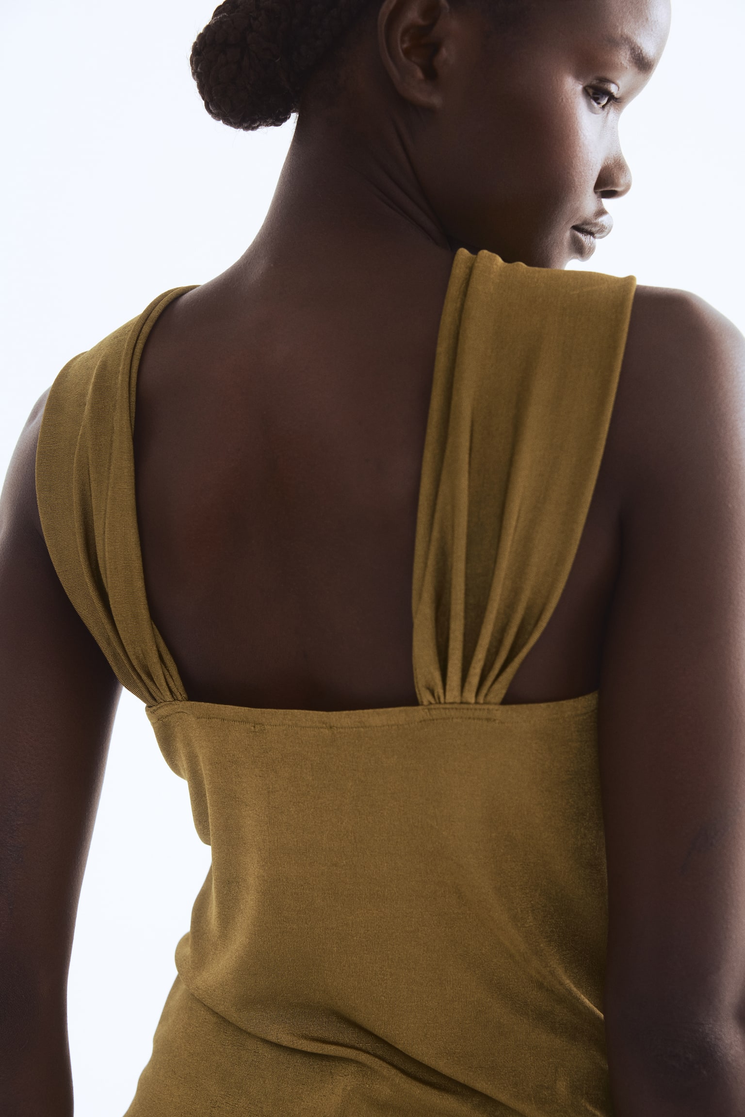 Metal Detaylı Üst - Zeytin yeşili/Paslı kahverengi - 6