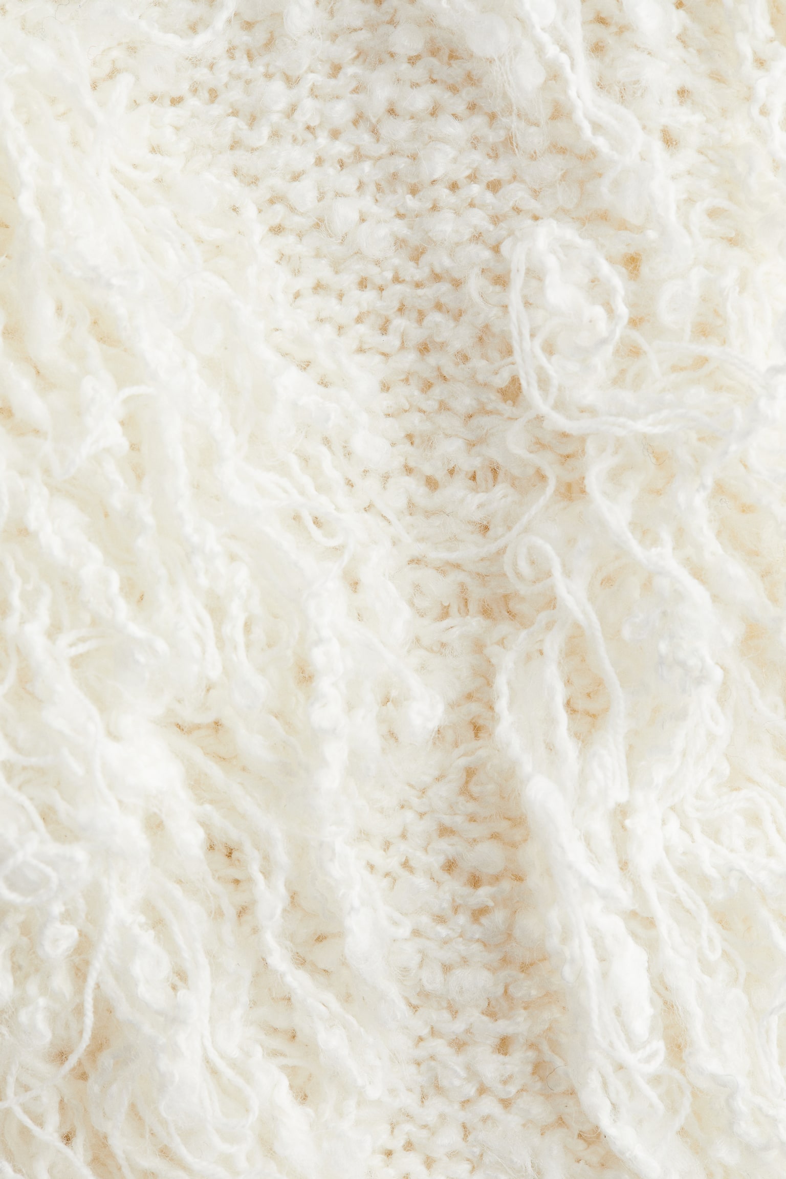 Fringed jumper - White - 4