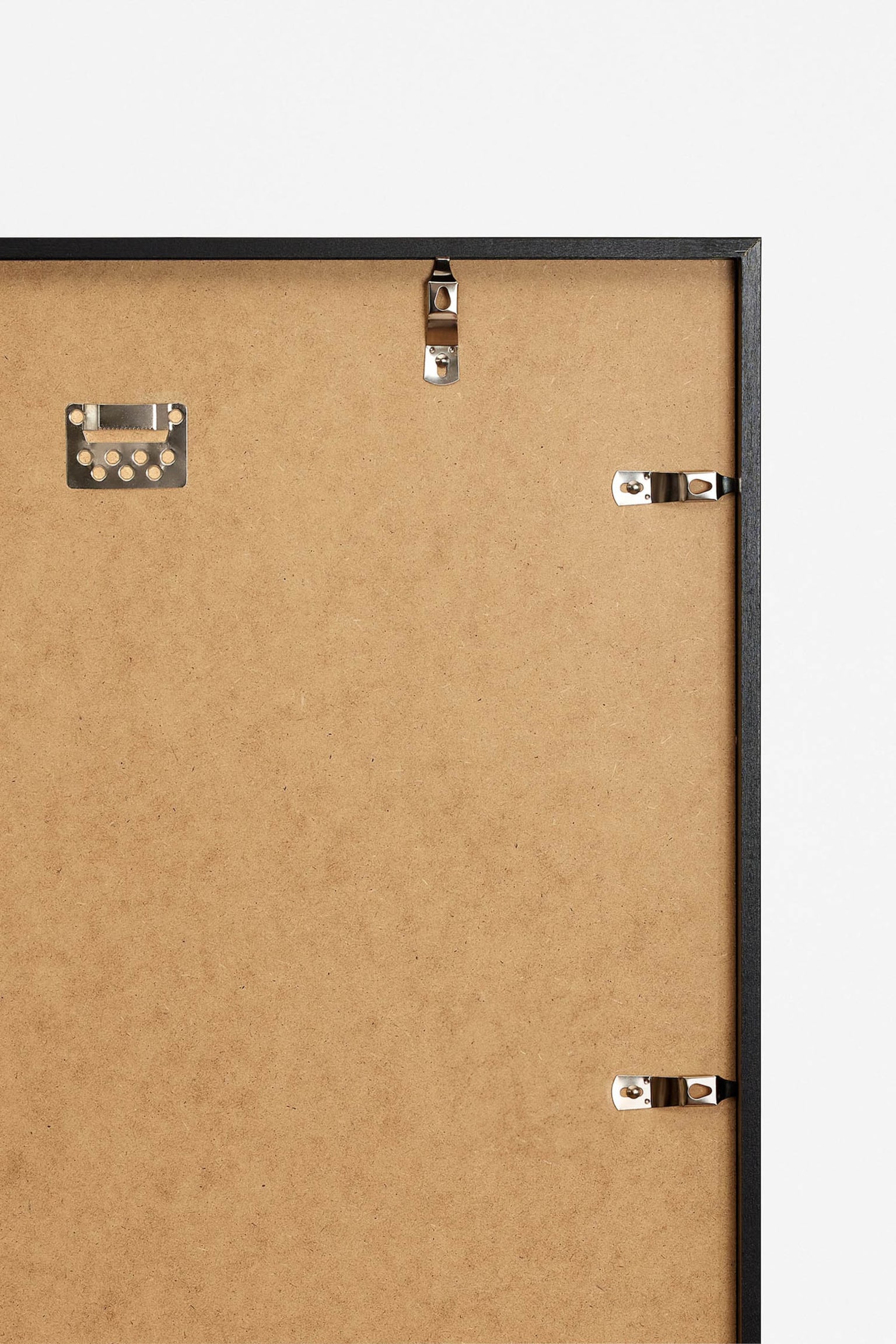 Ribbed Picture Frame - Svart/Vit/Ek/Mörk Ek - 6