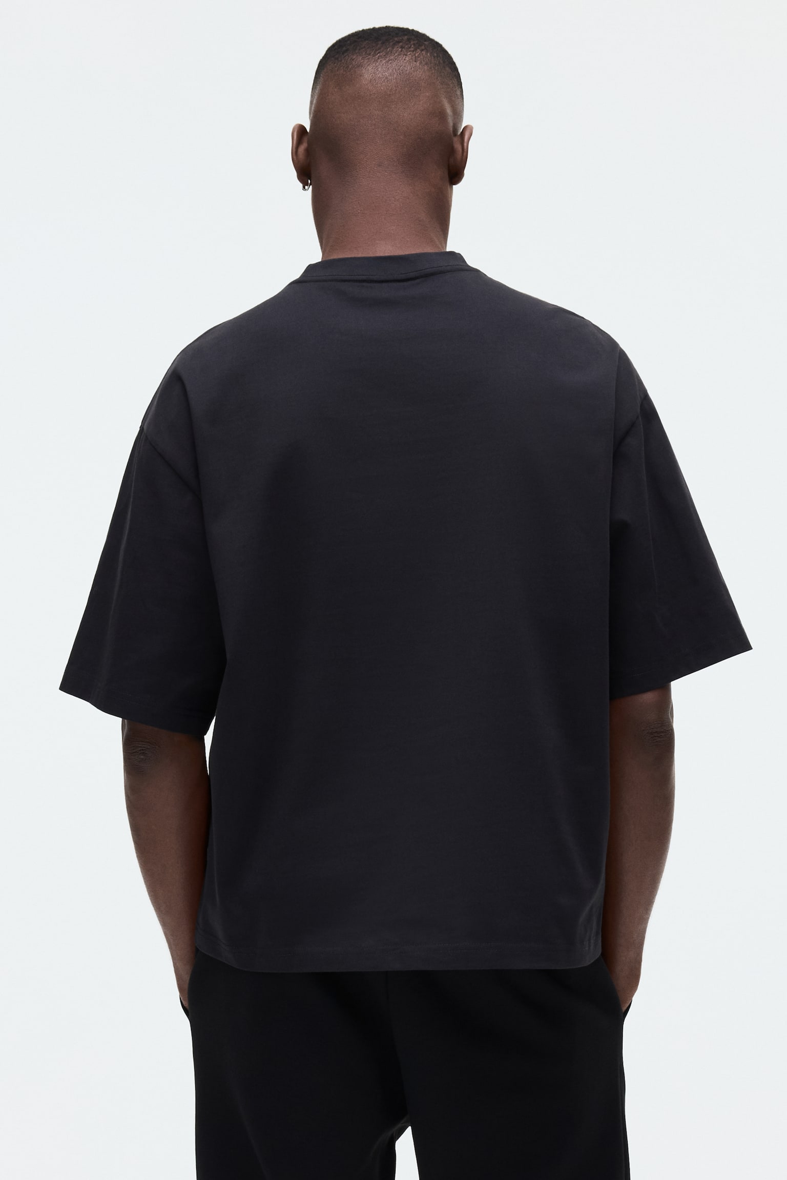 Oversized Fit T-shirt med trykk - 6