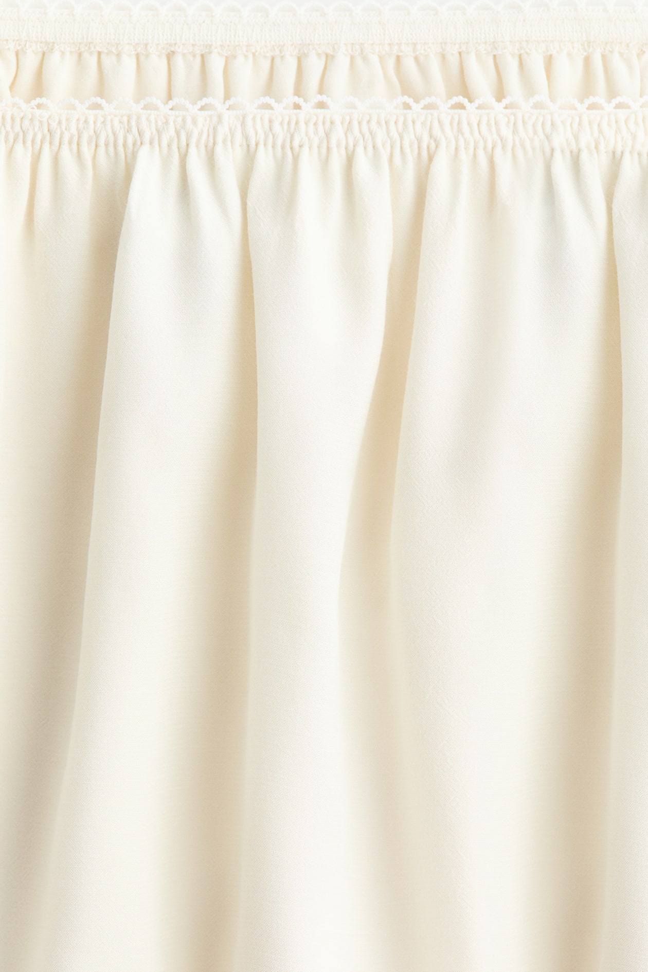Viscose Mini Skirt with Lace Insets - image 5