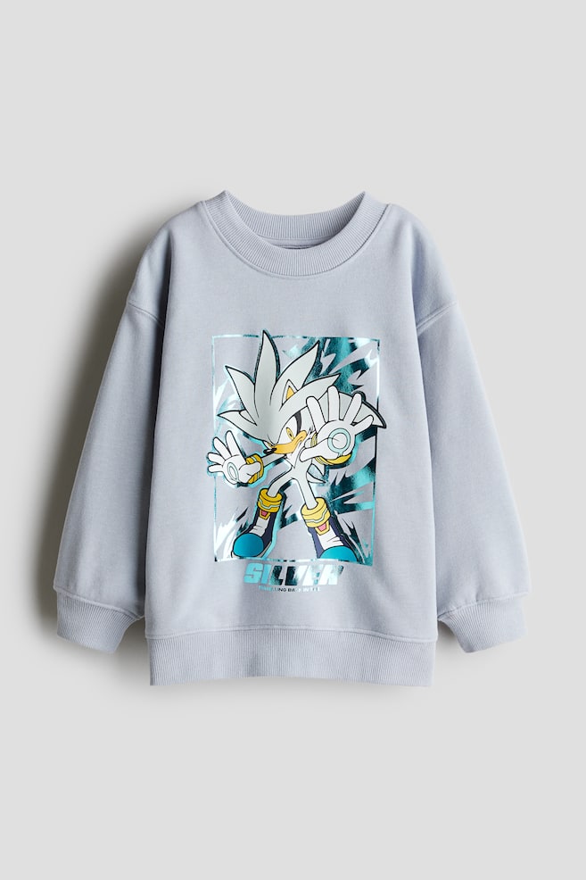 Sudadera con diseño - Gris/Sonic the Hedgehog - 1