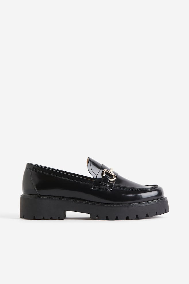Leather loafers - Black/Black/Black - 4