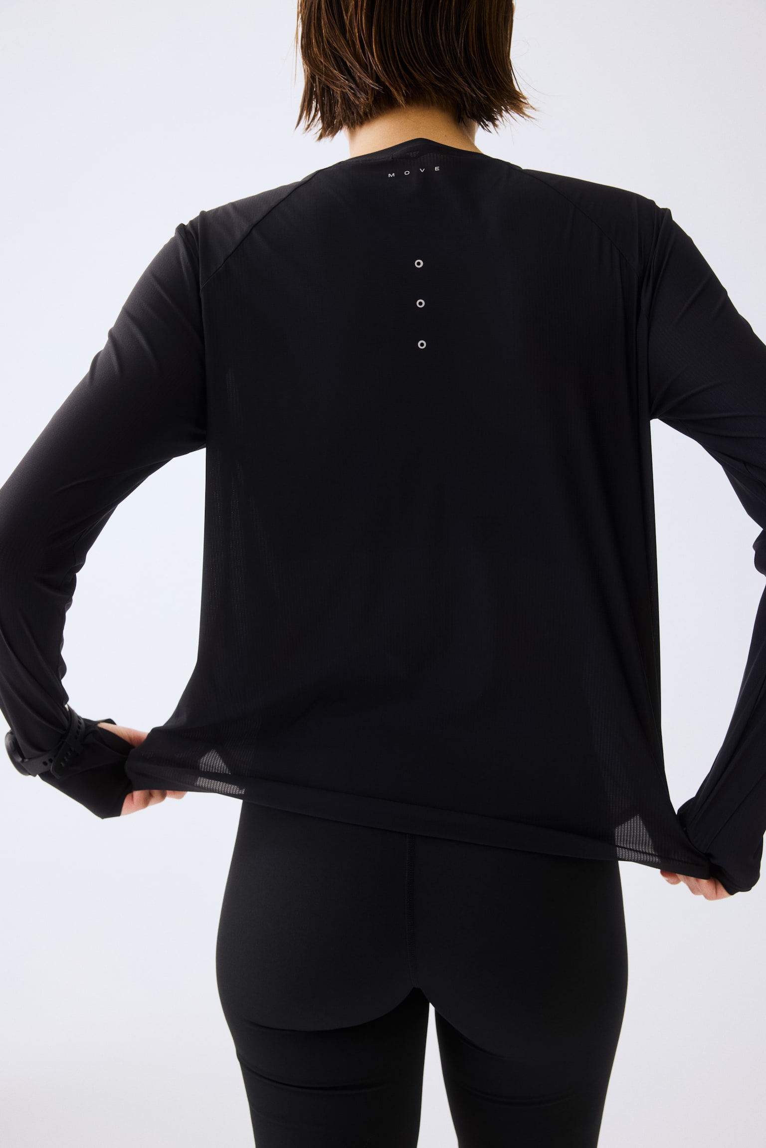 Спортивний топ DryMove™ - Чорний/Пудрово-рожевий/Блакитний амазоніт/Світло-сірий - 2