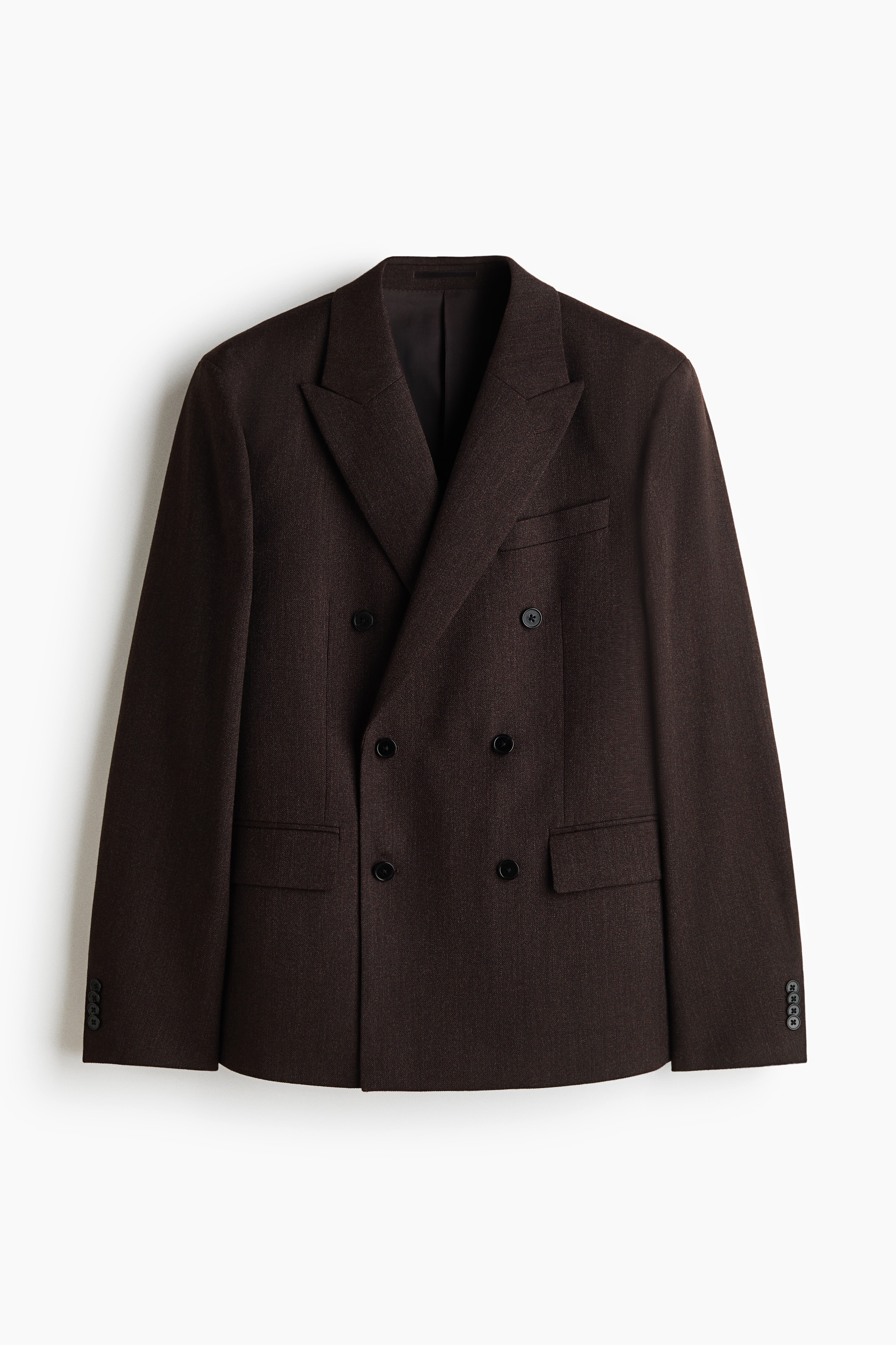 Regular Fit Double-breasted wool jacket