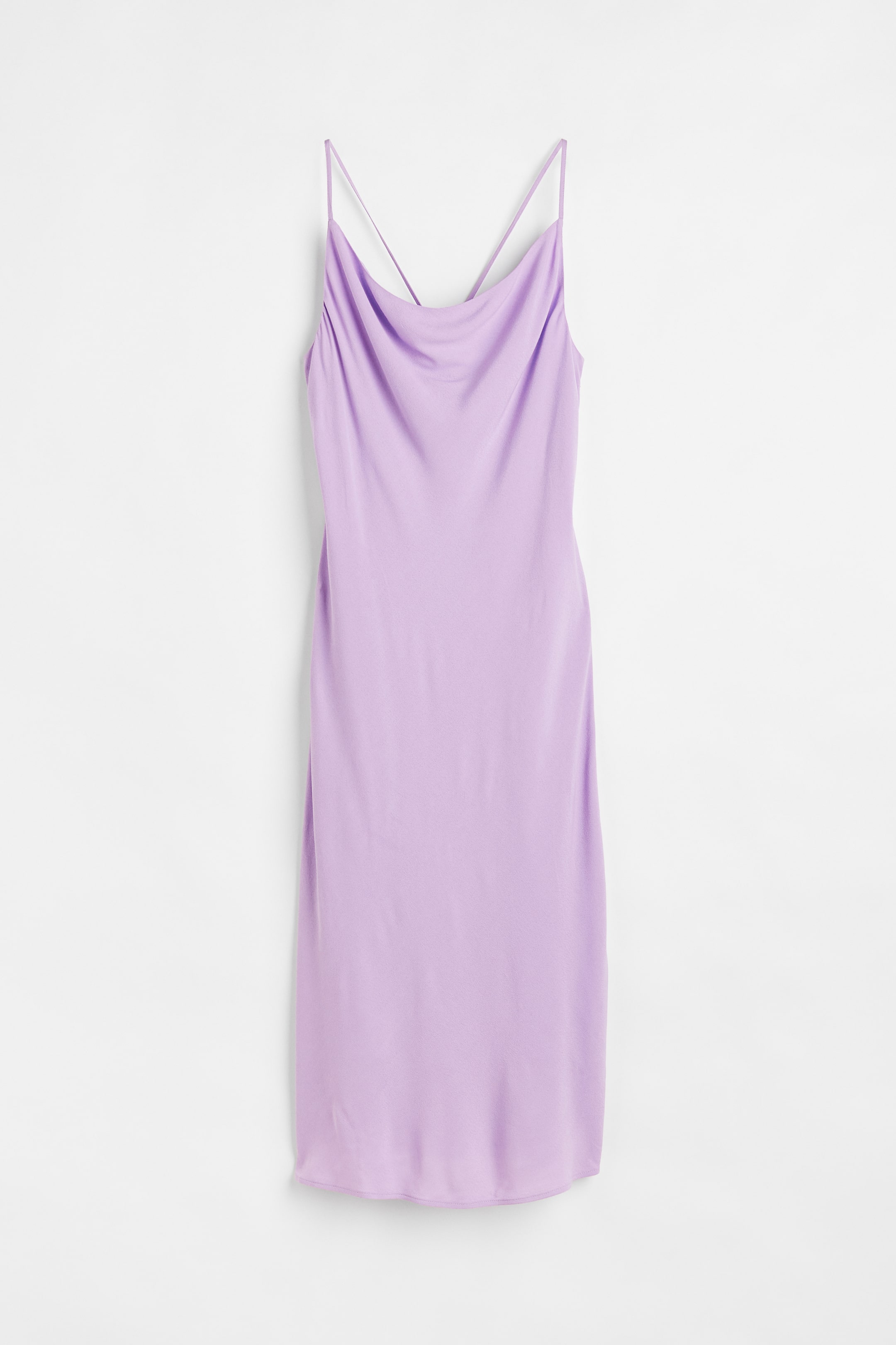 View larger image: Long slip dress - Light purple - Ladies | H&M MY 1