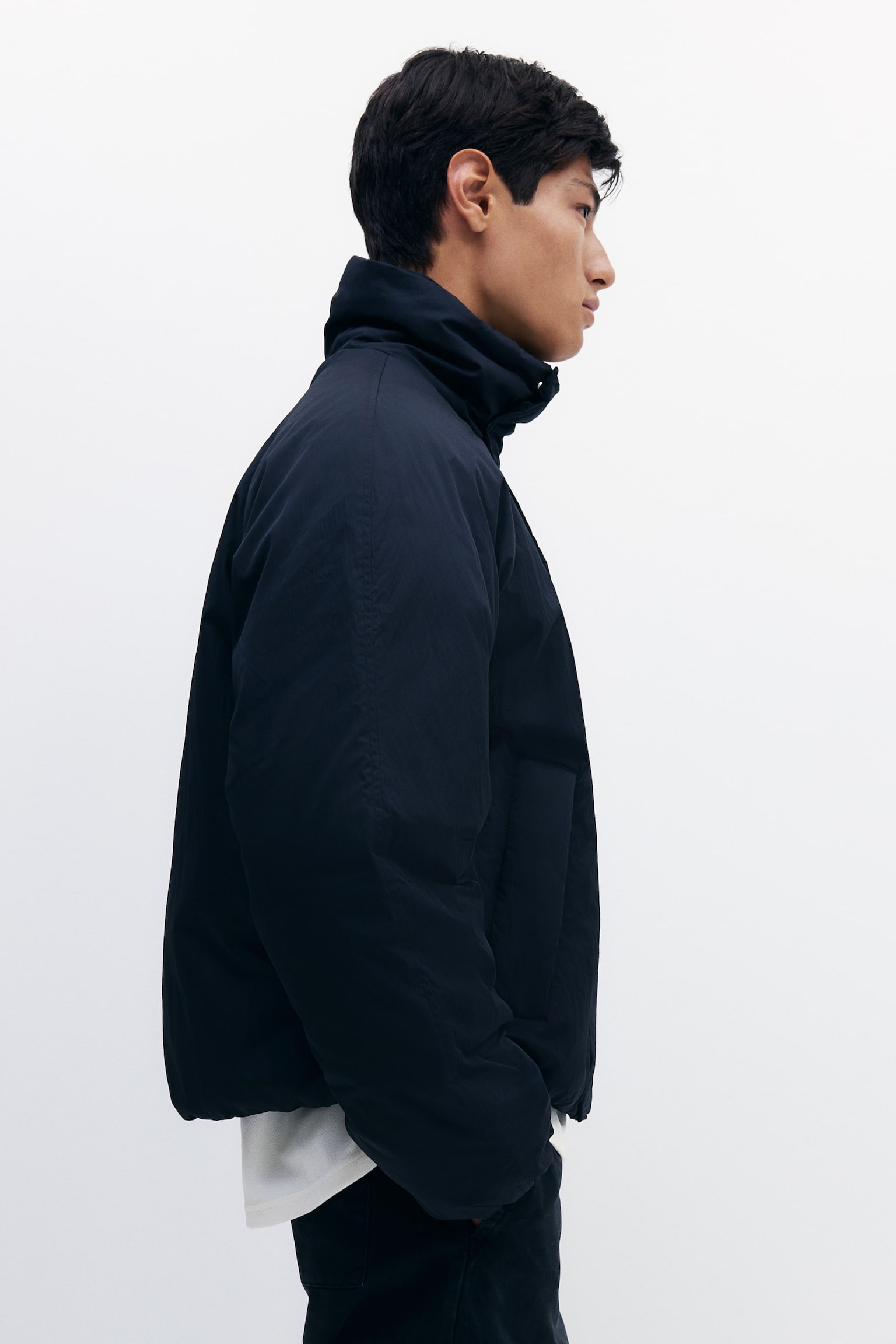 Φουσκωτό μπουφάν - Μαύρο - 7