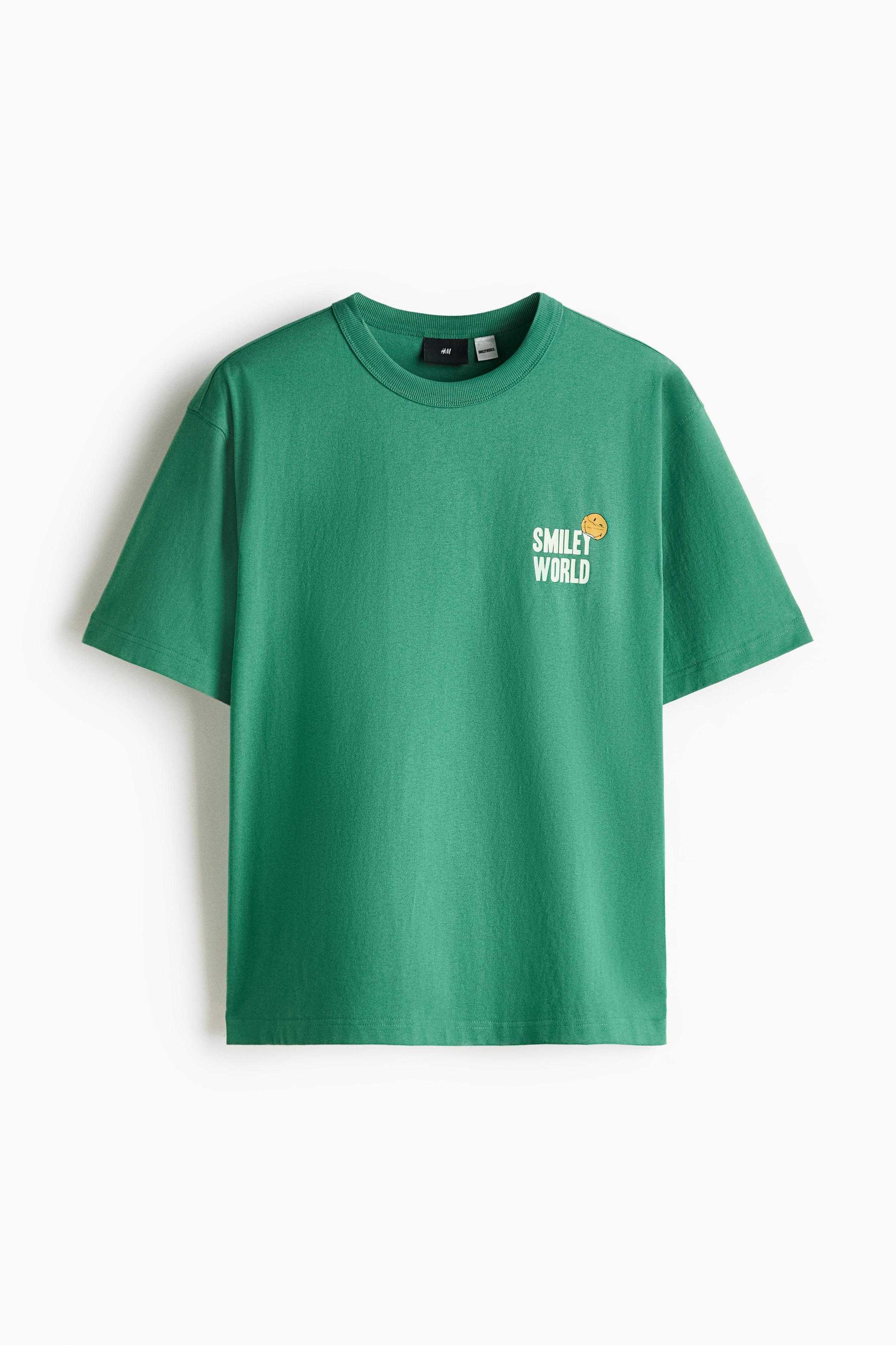 ルーズフィット プリントコットンTシャツ - Green/SmileyWorld®/Dark brown/SmileyWorld®/White/SmileyWorld®/Light pink/SmileyWorld®