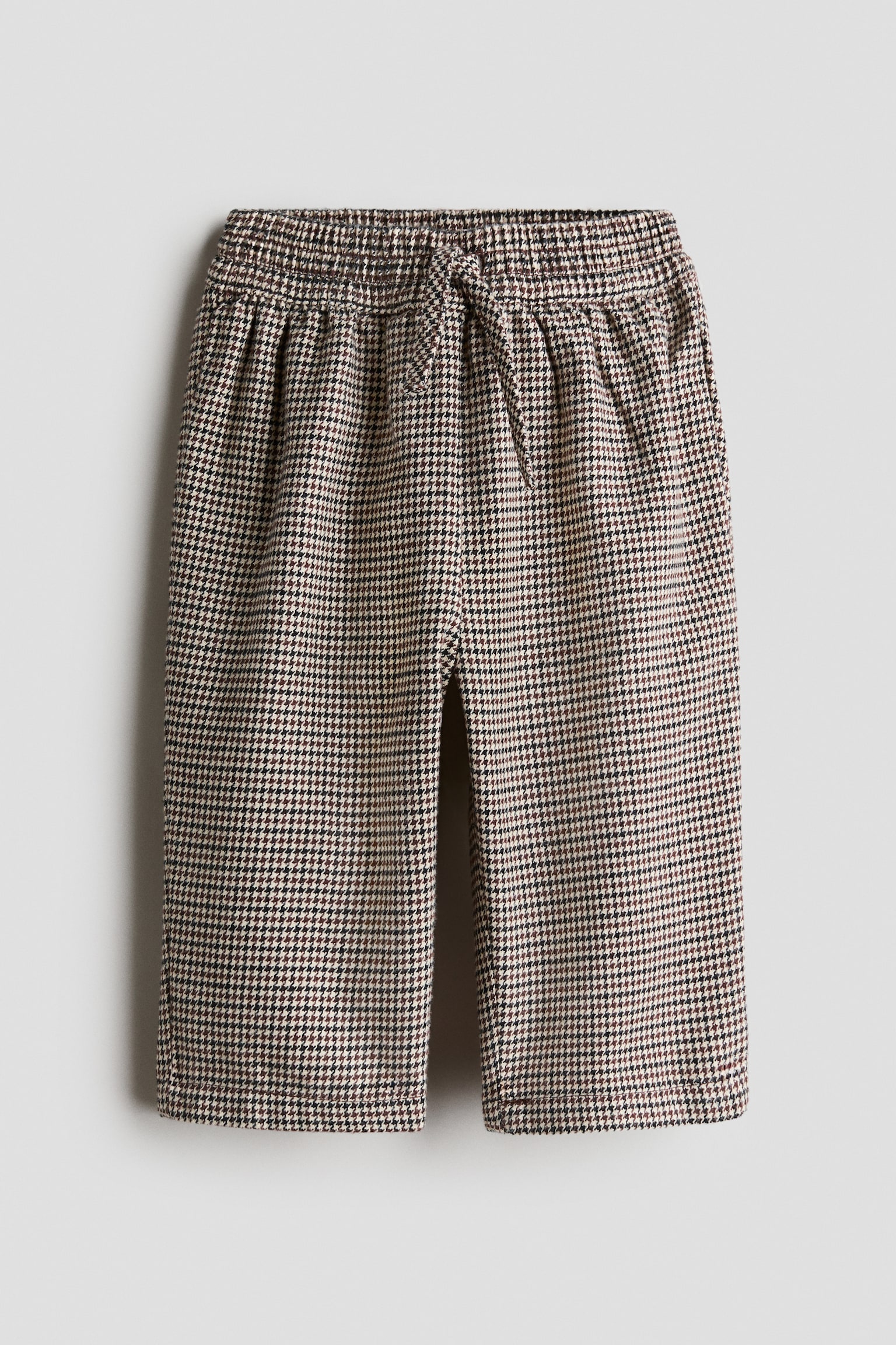 Брюки H&M Cotton, цвет: Бежевый / Гусиная лапка — фото 1