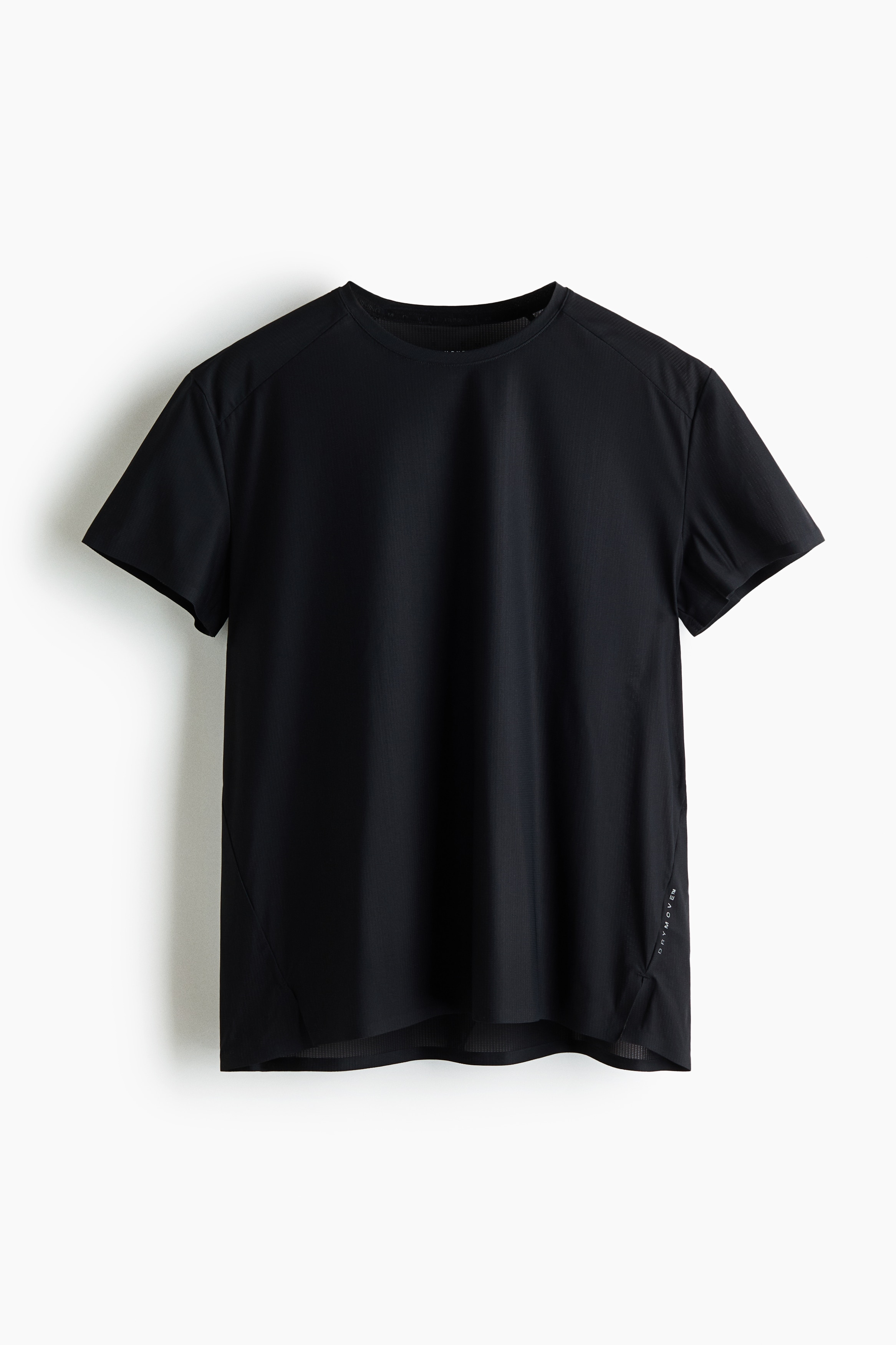 Regular Fit -juoksu-T-paita DryMove™ - Musta/Voinkeltainen/Vaaleanharmaa