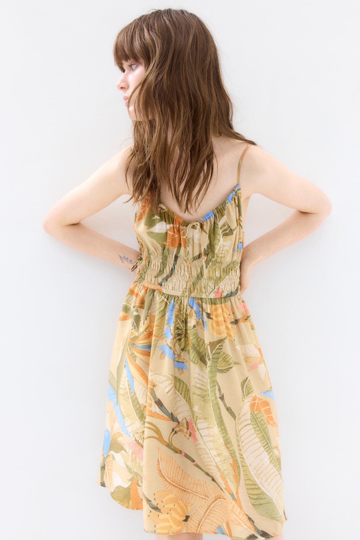 Smocked Strappy Dress - image 3
