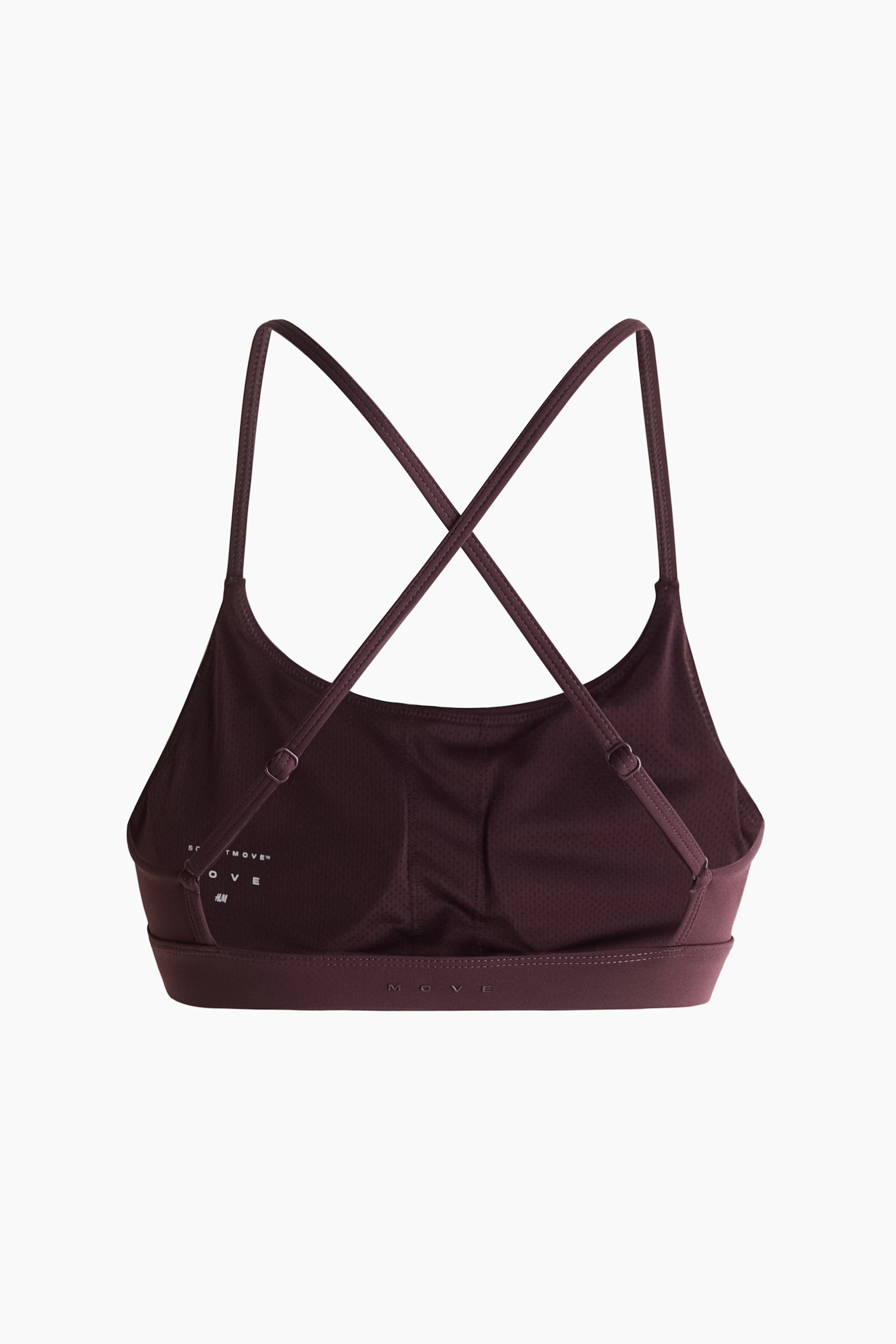 Спортивное бра SculptMove™ — H&M, цвет: Шоколадный сливовый — фото 6