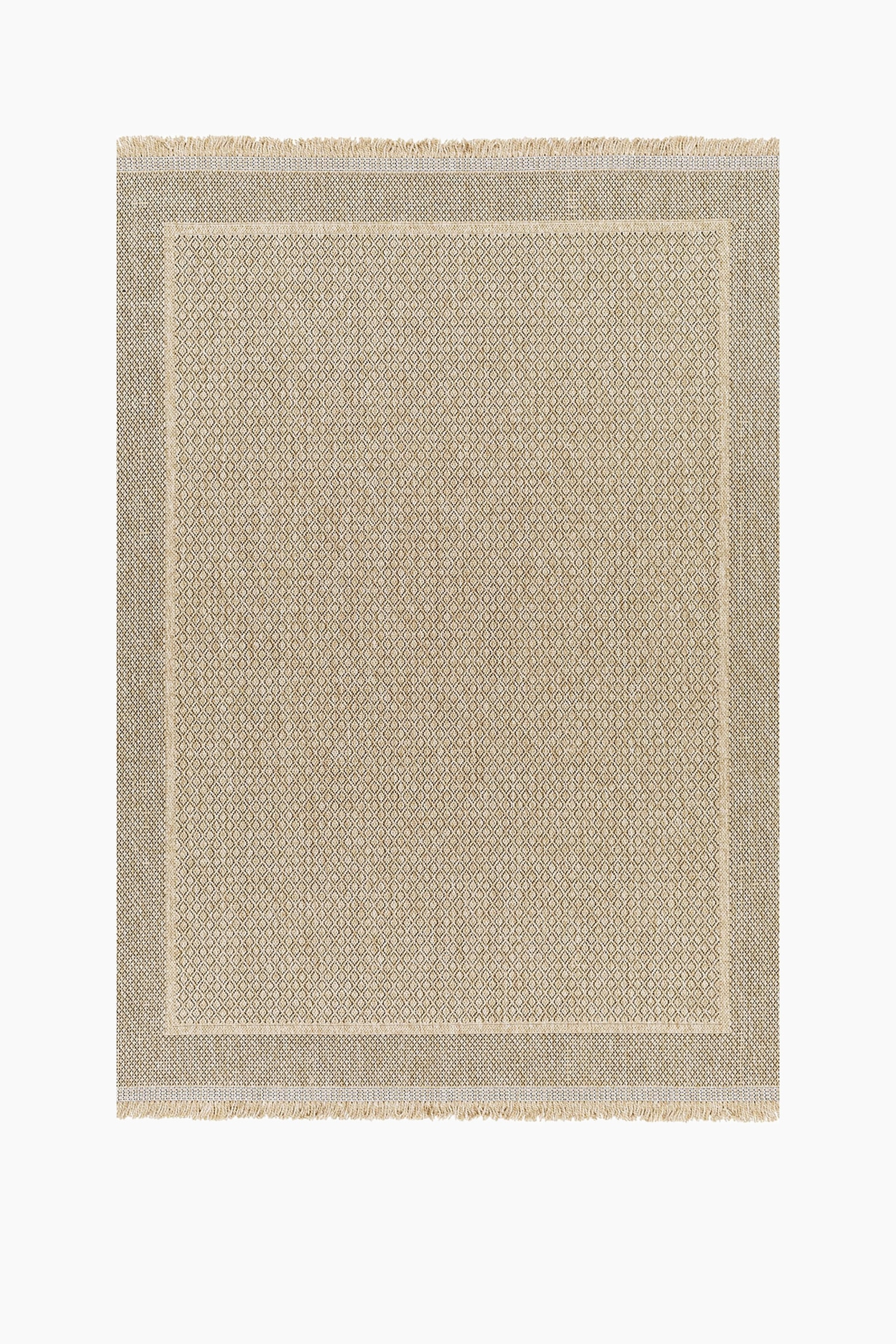 In- & Outdoor Cottage Jute-look Area Rug - Beige