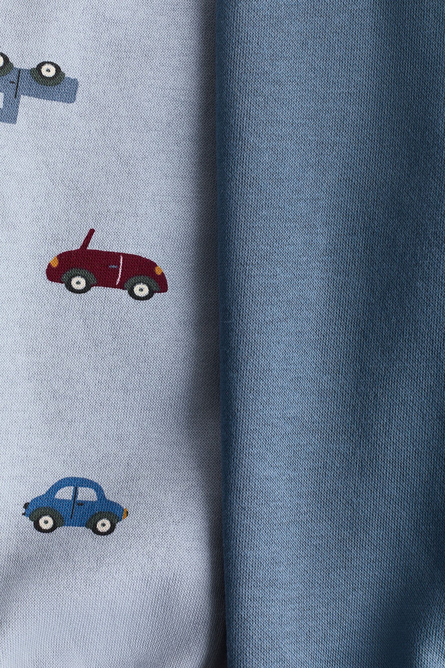 Детские брюки H&M 2-Pack Brushed-Inside, цвет: Пыльный синий — фото 3