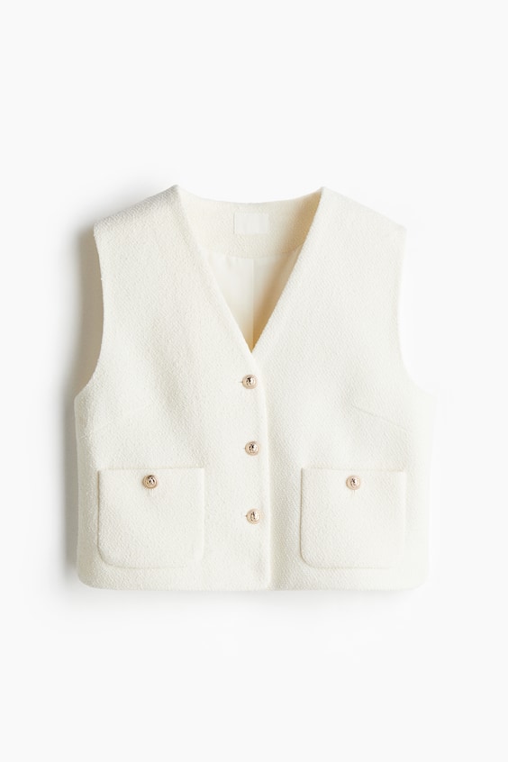 Женские жилеты H&M Bouclé Vest