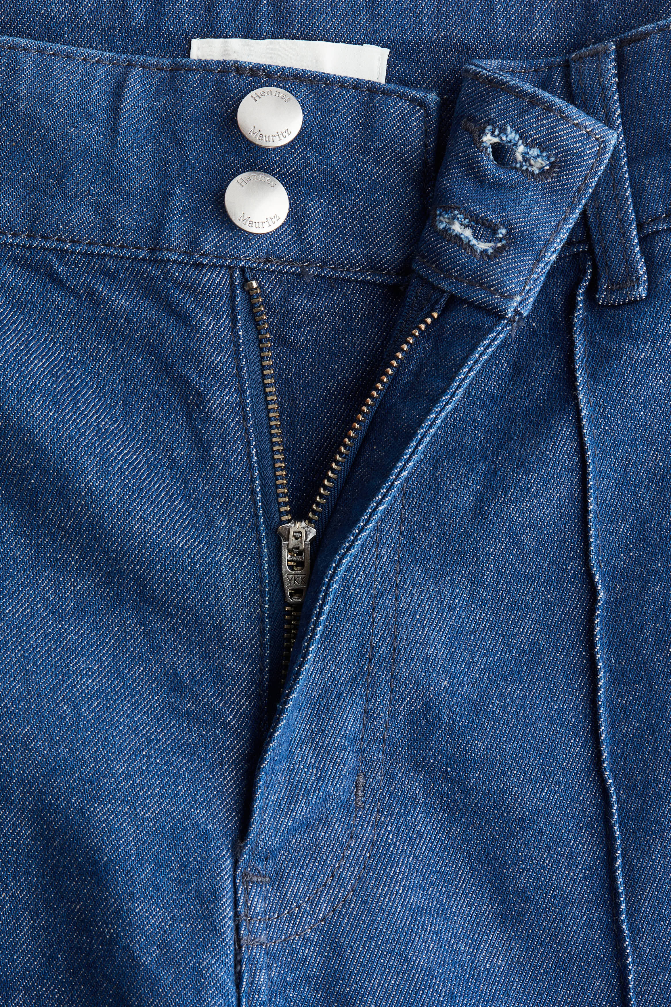 Wide High Ankle Jeans