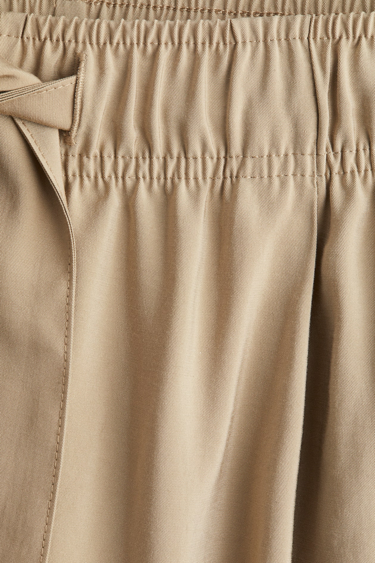 Wide-Leg Pants with Tie Belt - image 2
