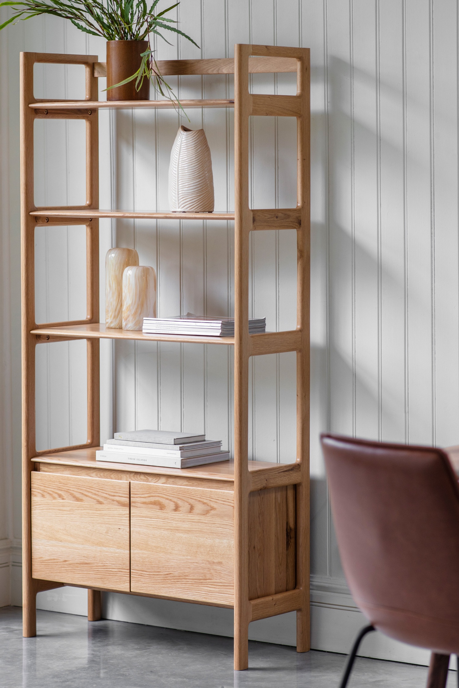 Wooden Display Shelves - Natural