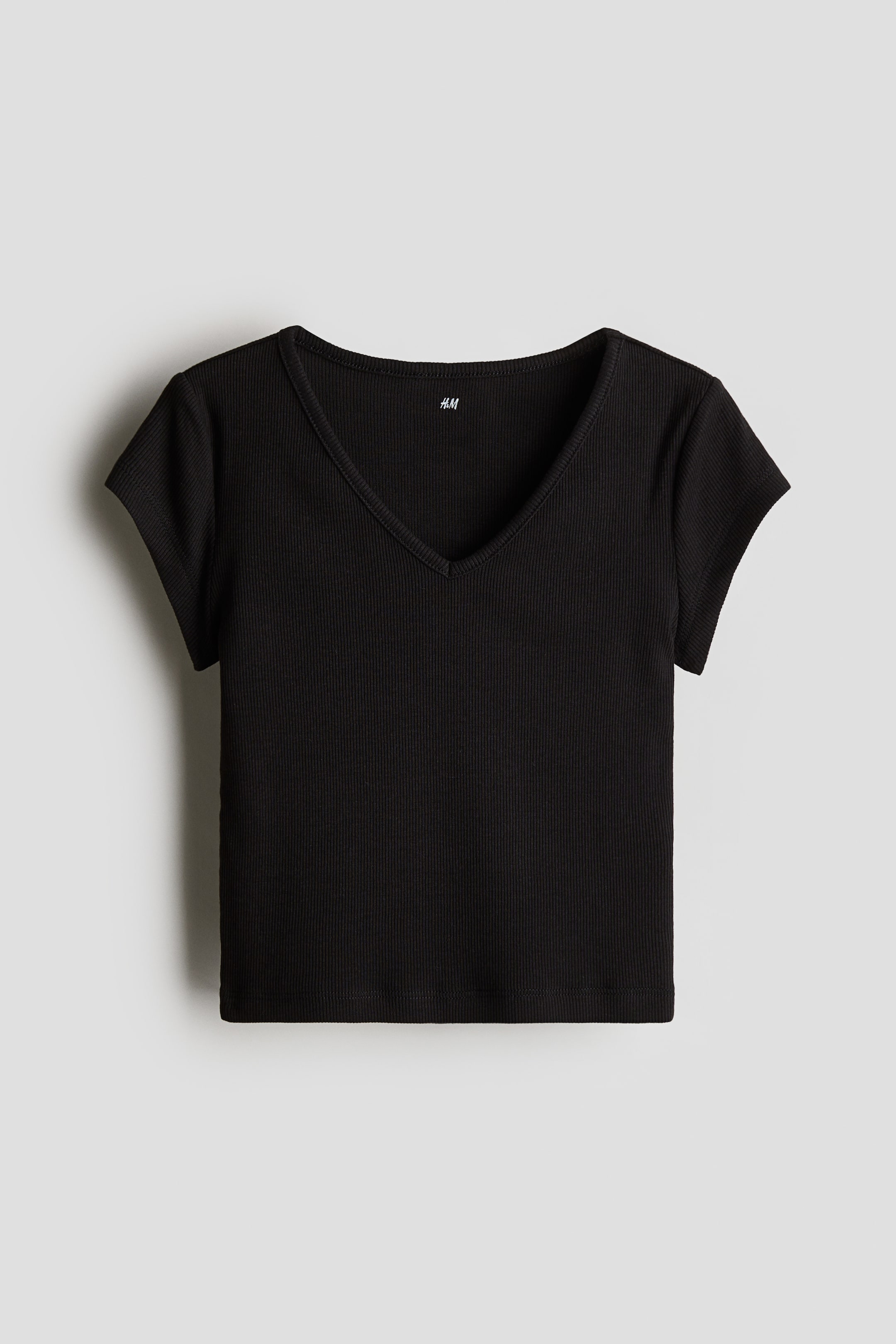 Ribbed Cotton Jersey Top