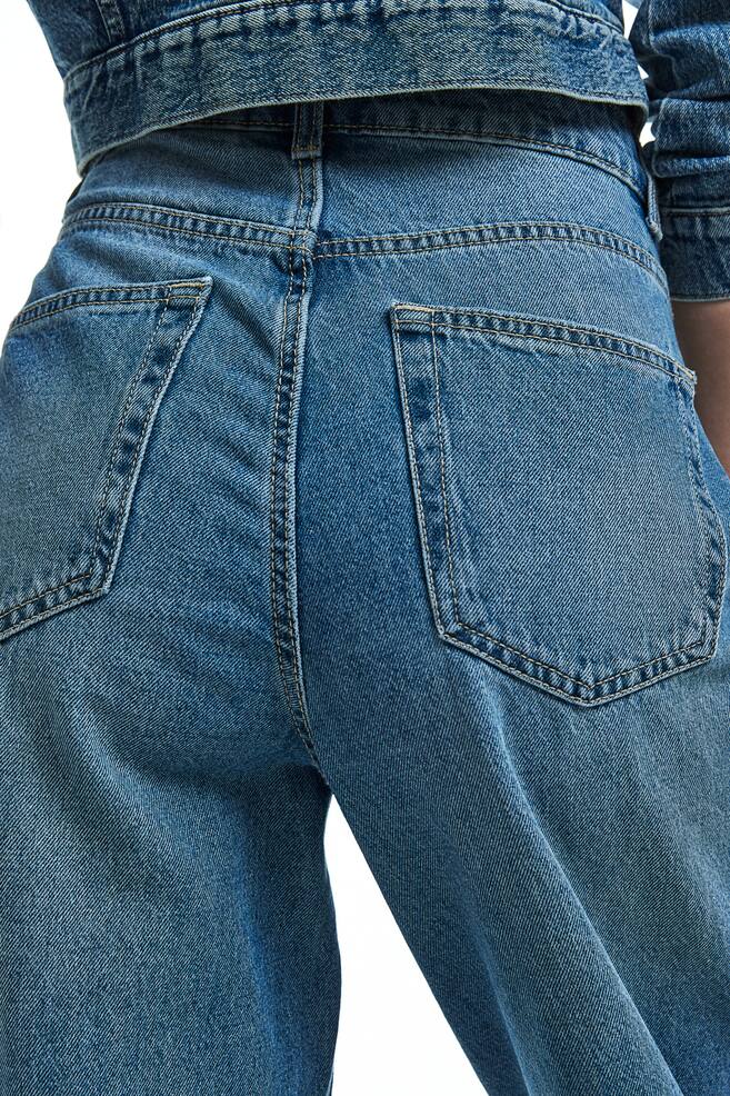 90s Baggy High Jeans - Lys denimblå/Lys grå/Sort/Mørk denimblå/dc/dc - 6
