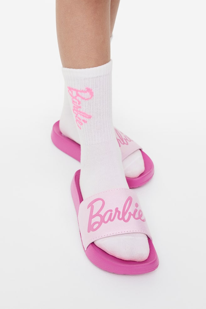 5-pack socks - Pink/Barbie/Purple/Care Bears/Light purple/Stranger Things - 2
