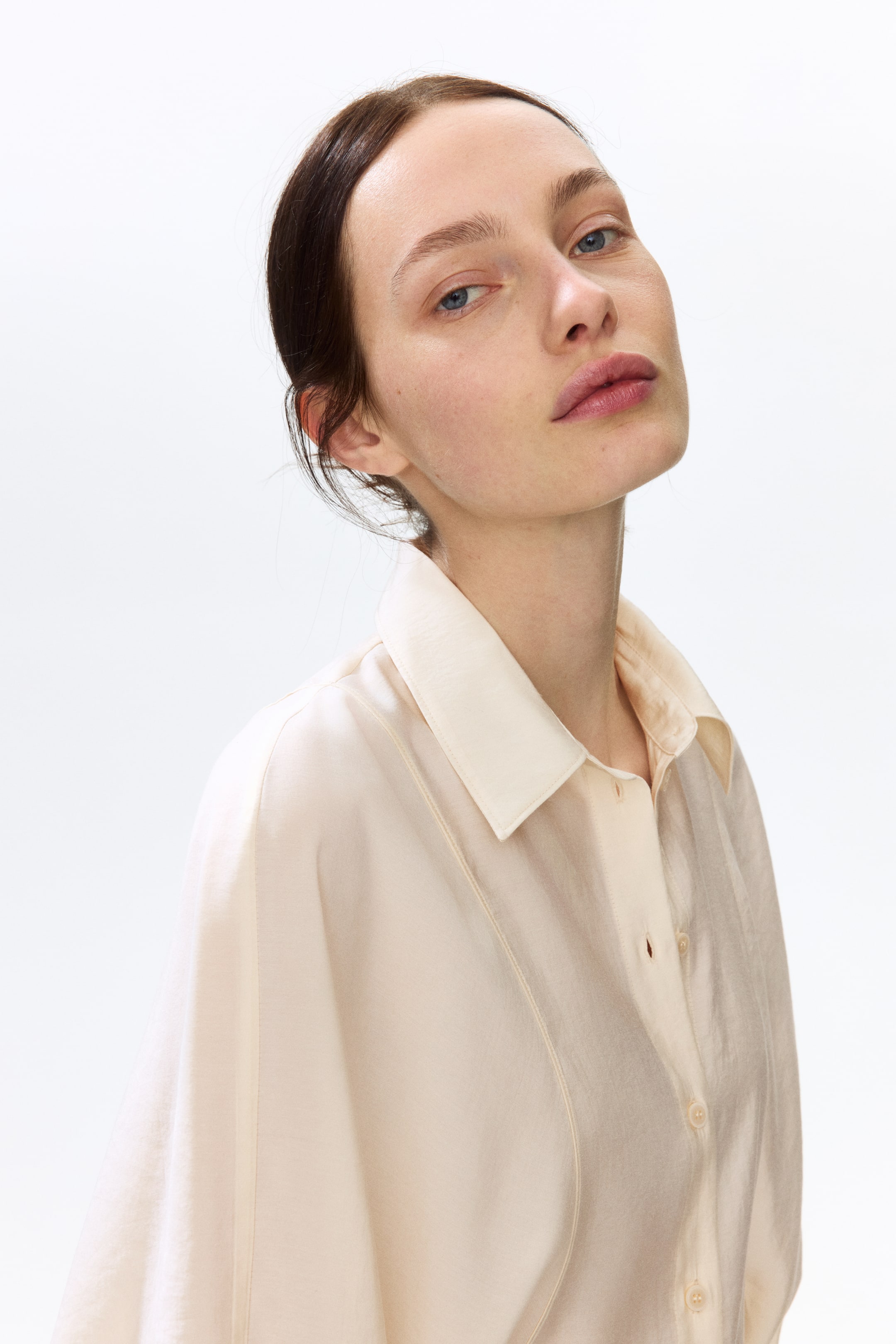 Женские рубашки H&M Modal-Blend Shirt — фото 6