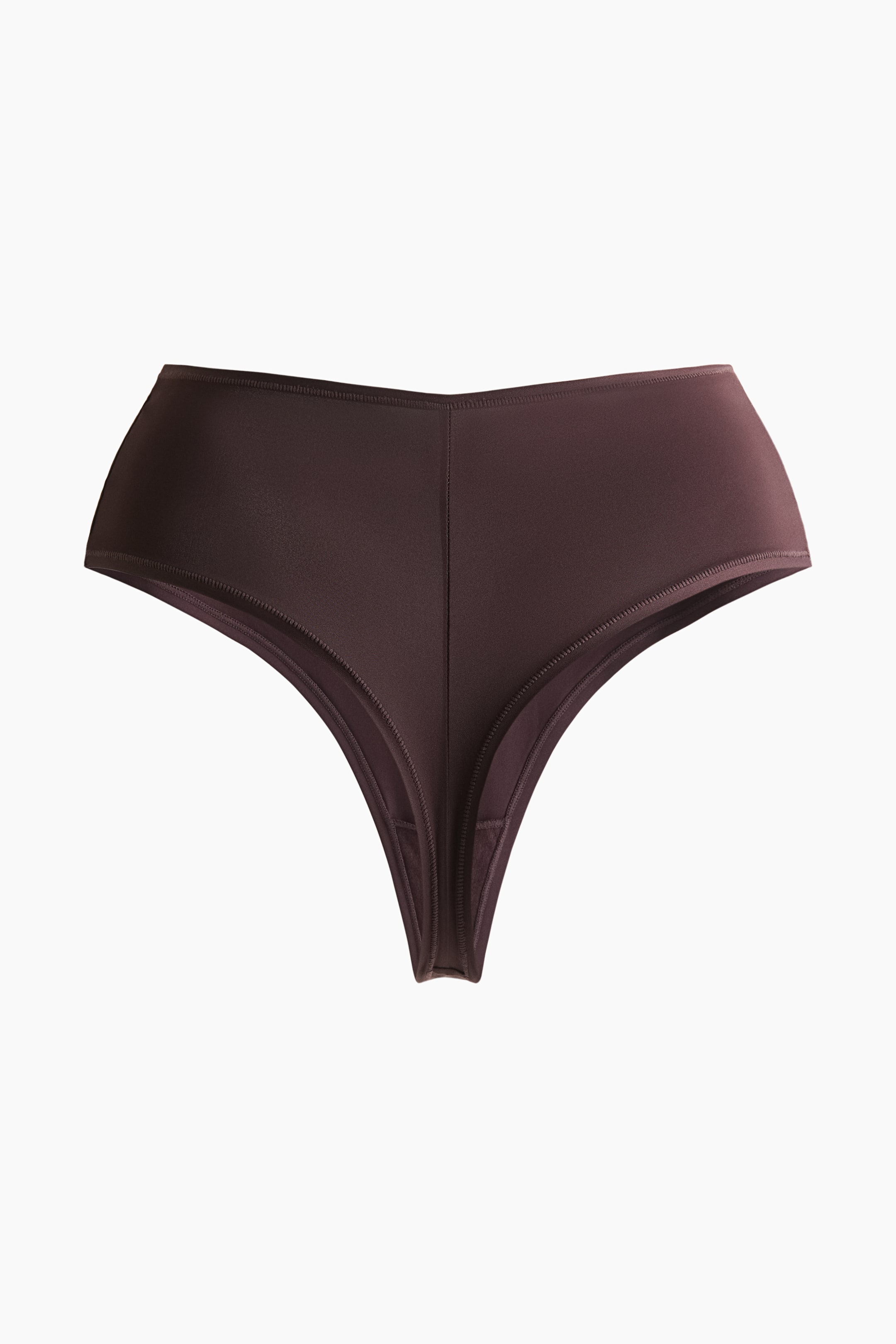 Women's Dark brown/Light pink/Cream 3-pack microfibre Brazilian briefs ...