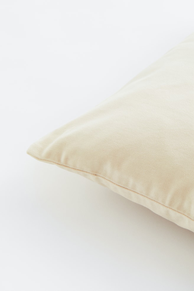 Velvet cushion cover - Light beige/Light brown/Light grey/Light beige/dc - 2