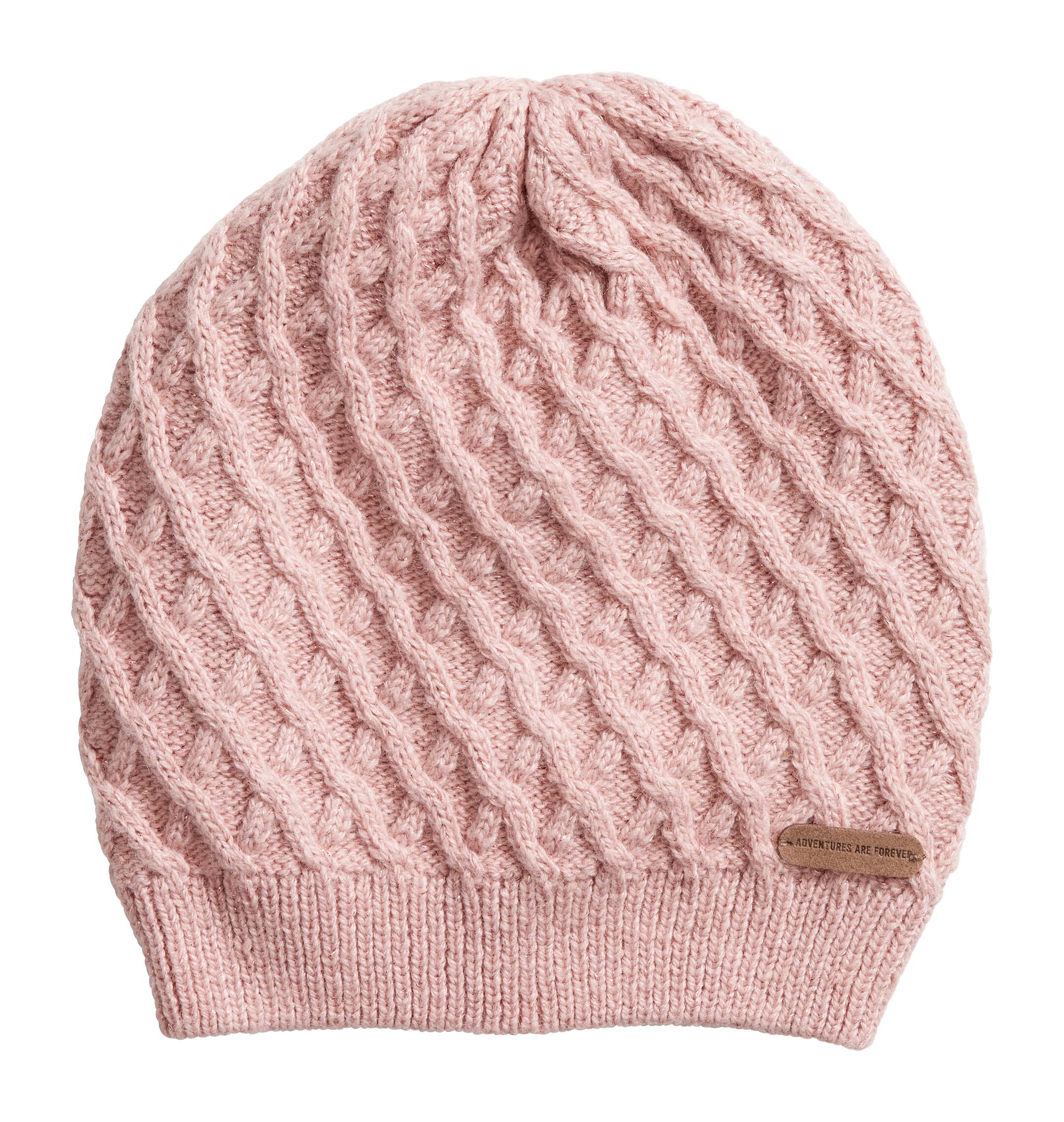 View larger image: Textured-knit hat - Pink - Kids | H&M GB 1