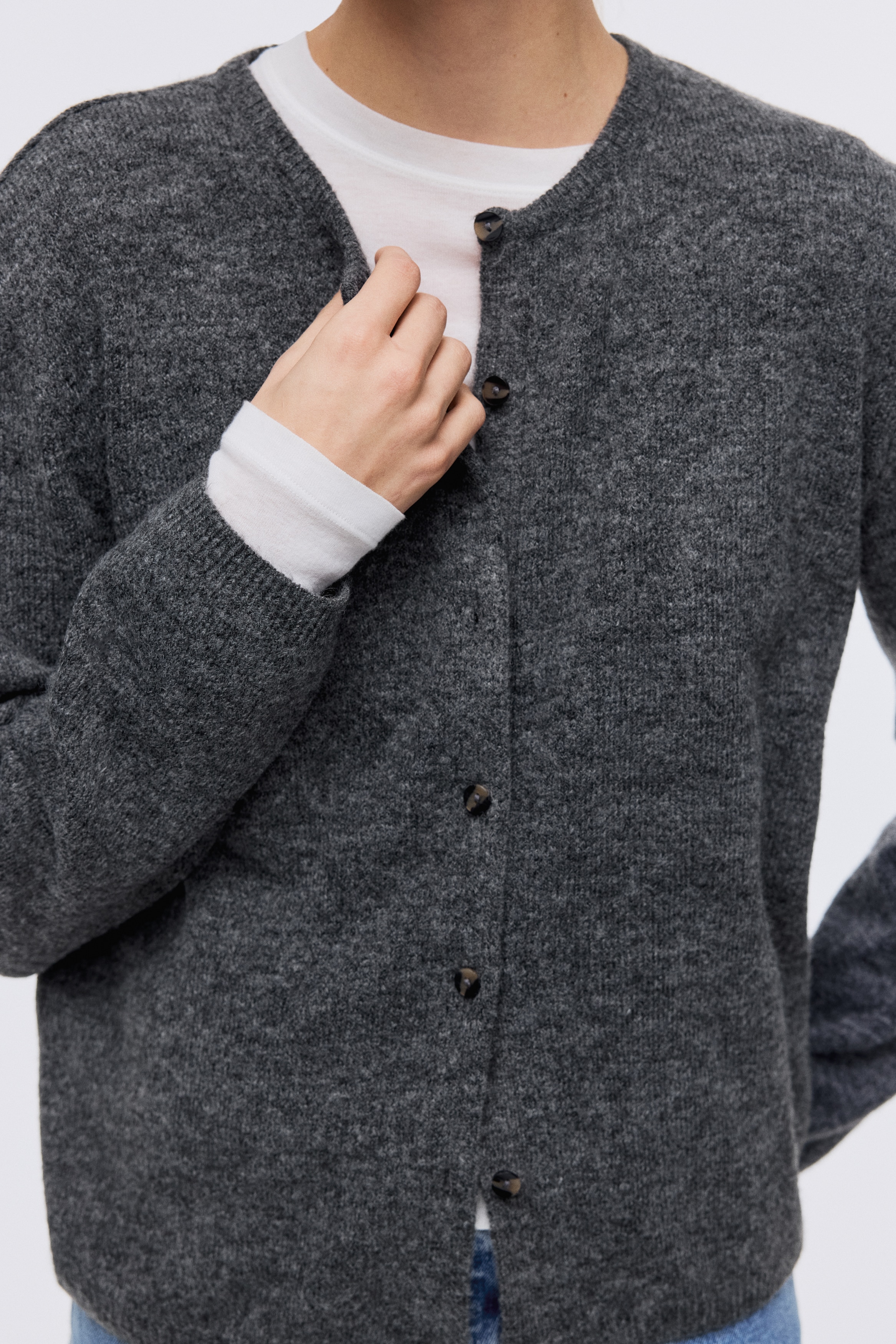 Loose-fit cardigan