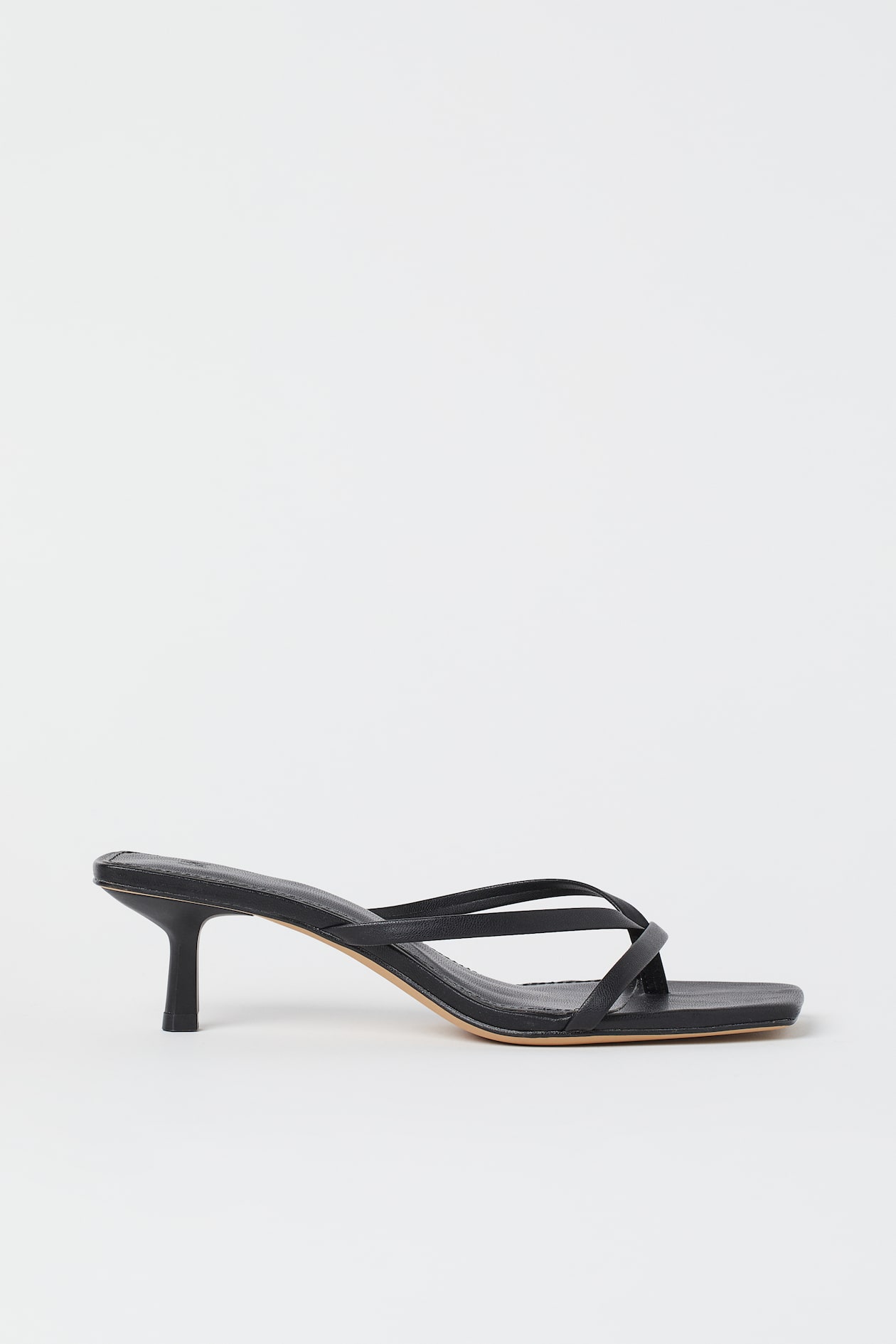 Slip-on Sandals - High heel - Black - Ladies | H&M US