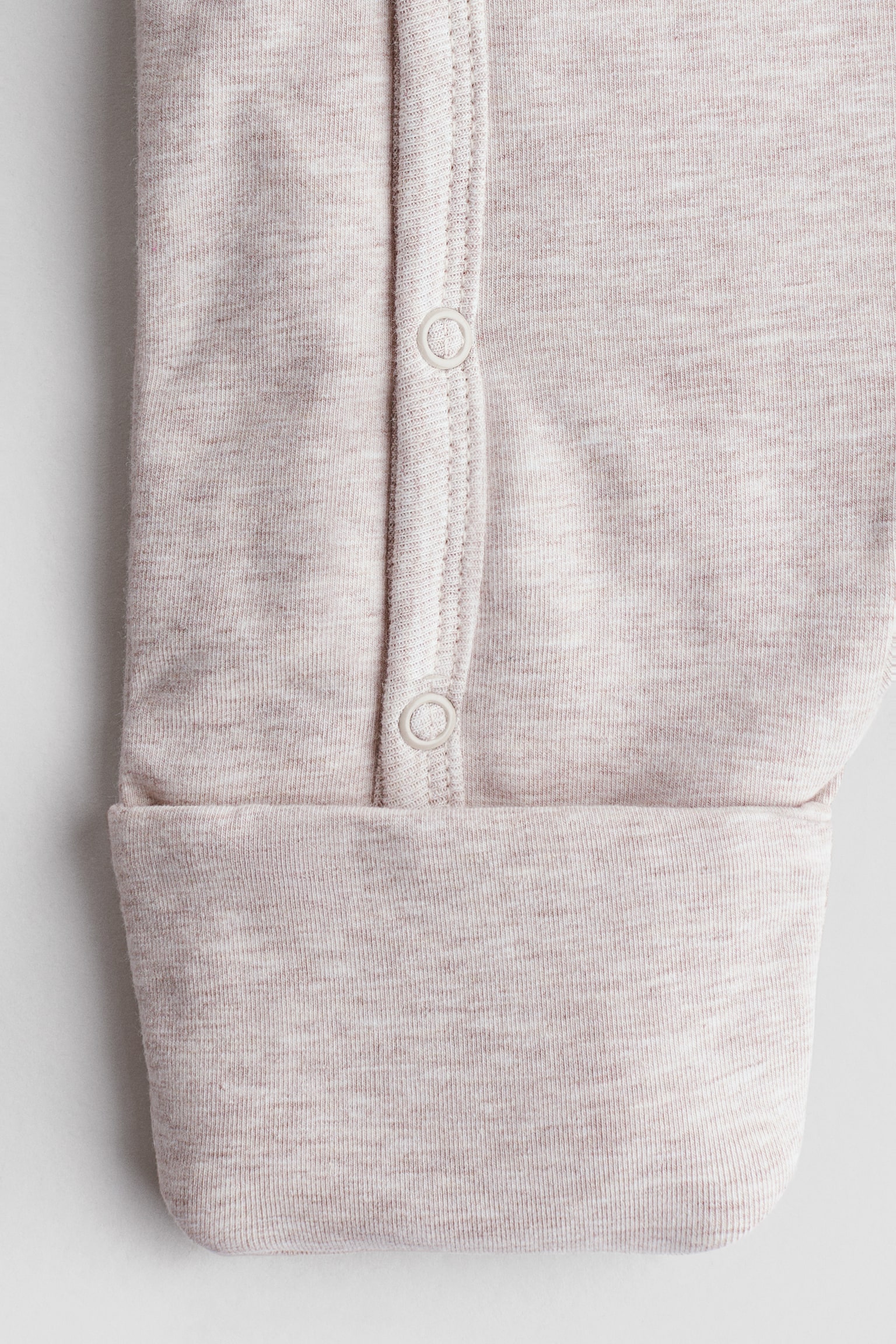 Детские комбинезоны H&M Padded Jersey Bunting Suit, цвет: Бежевый — фото 2